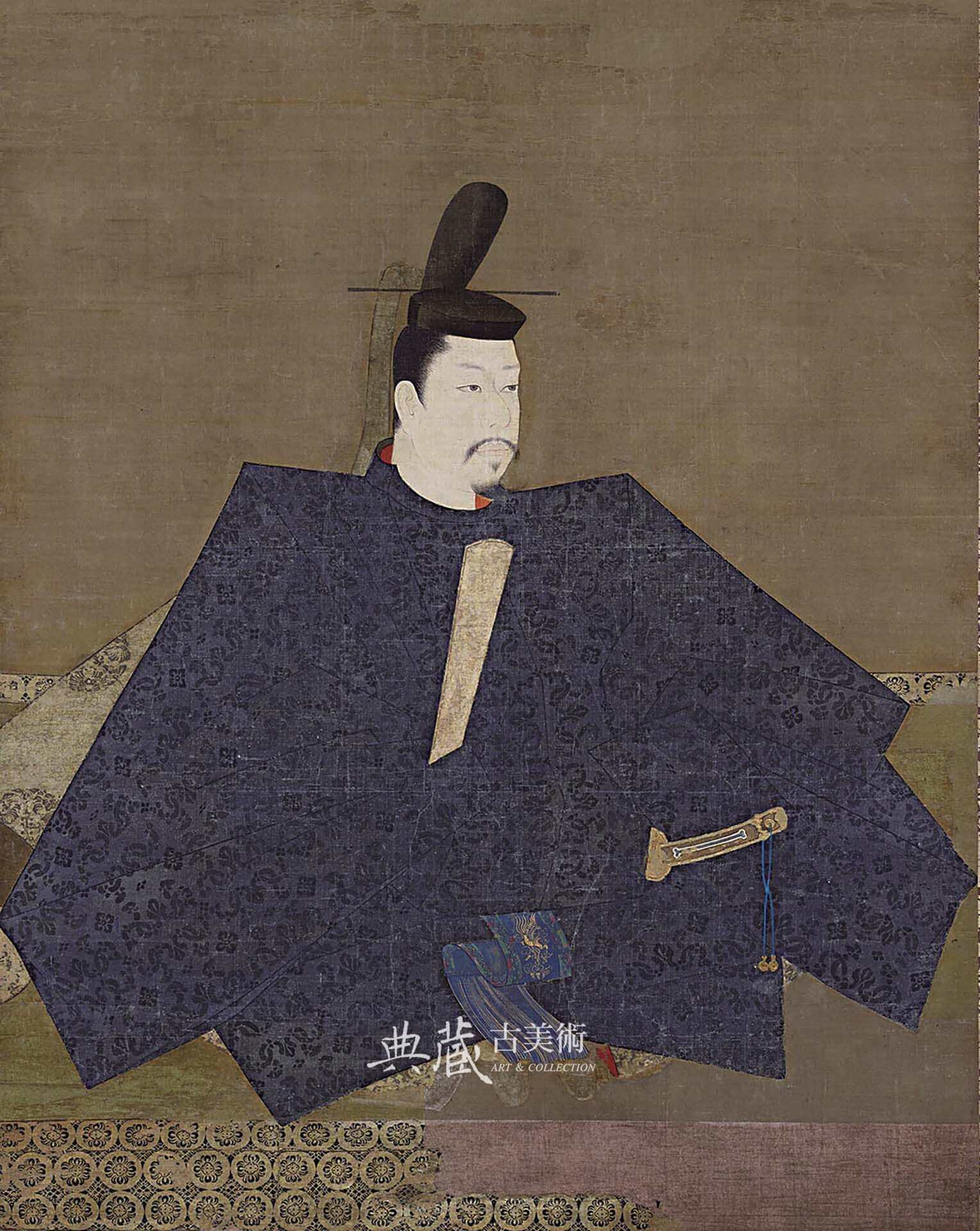 圖10 國寶 鎌倉時代13世紀《傳源賴朝像》，京都神護寺藏。6月3日至6月15日展出。