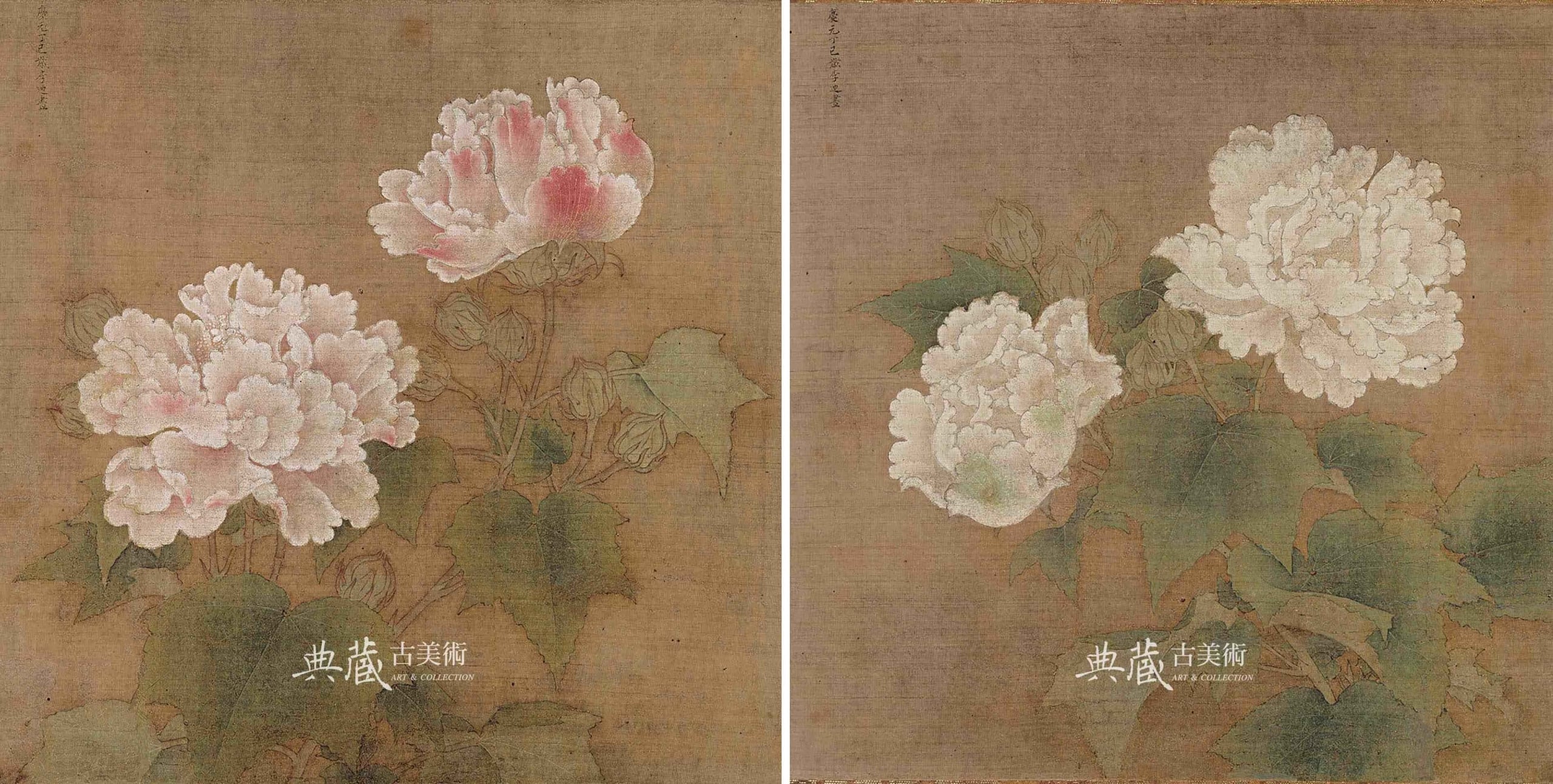 圖11 國寶 南宋 李迪1197年作《紅白芙蓉圖》，東京國立博物館藏。圖／東京國立博物館。4月26日至5月18日展出。