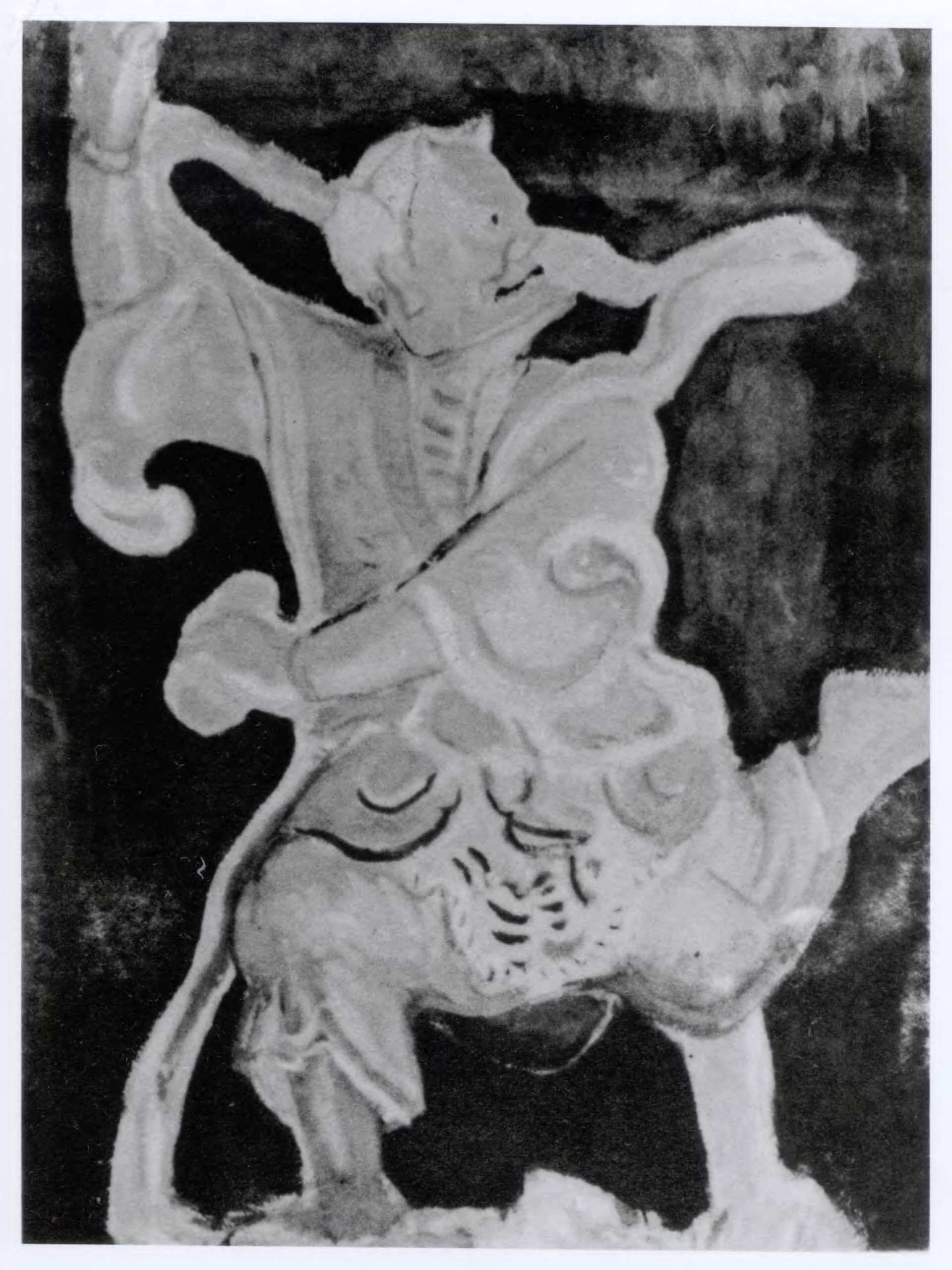 方照然，《佛像》，1942。（圖片來源：臺展資料庫）