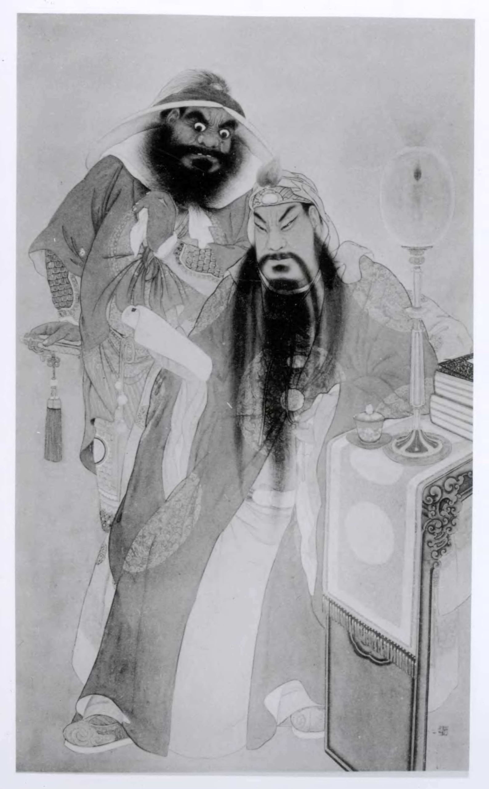 潘春源，《武帝》，1932。（圖片來源：臺展資料庫）