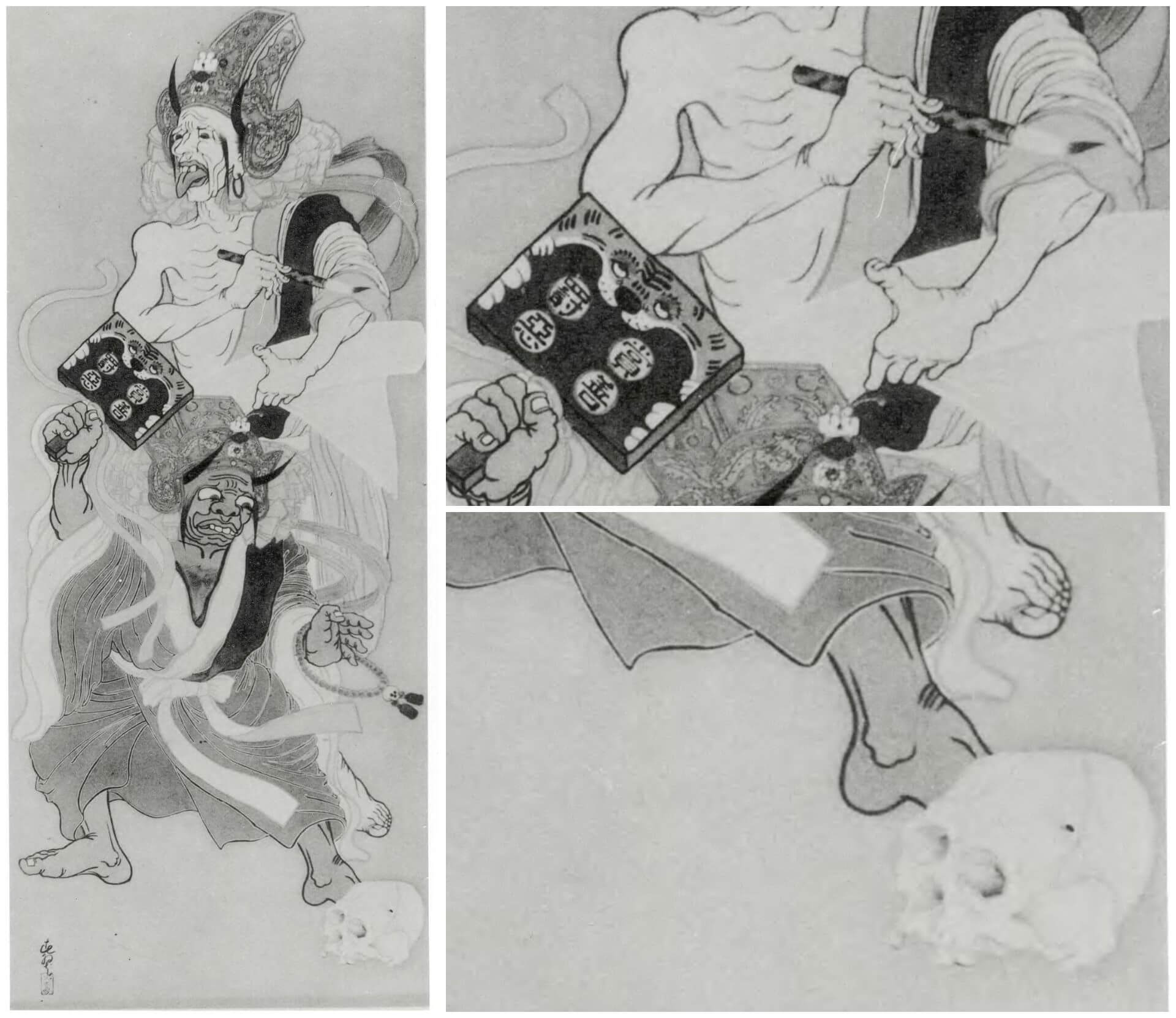 國島水馬，《范謝將軍》，1928。（圖片來源：臺展資料庫）