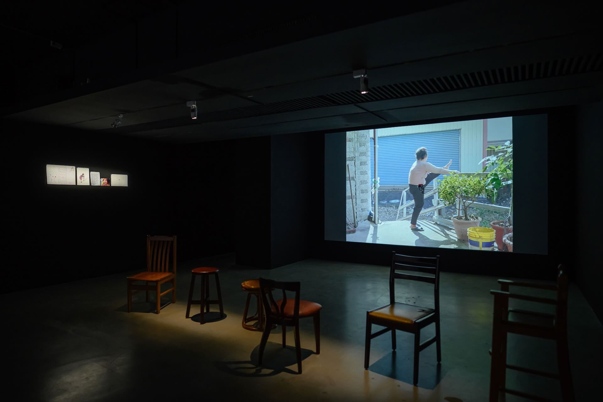 洪瑋伶 + 辛佩宜，《正反拍》，2025。攝影：ANPIS FOTO 王世邦，圖片由長椅小姐、有章藝術博物館提供