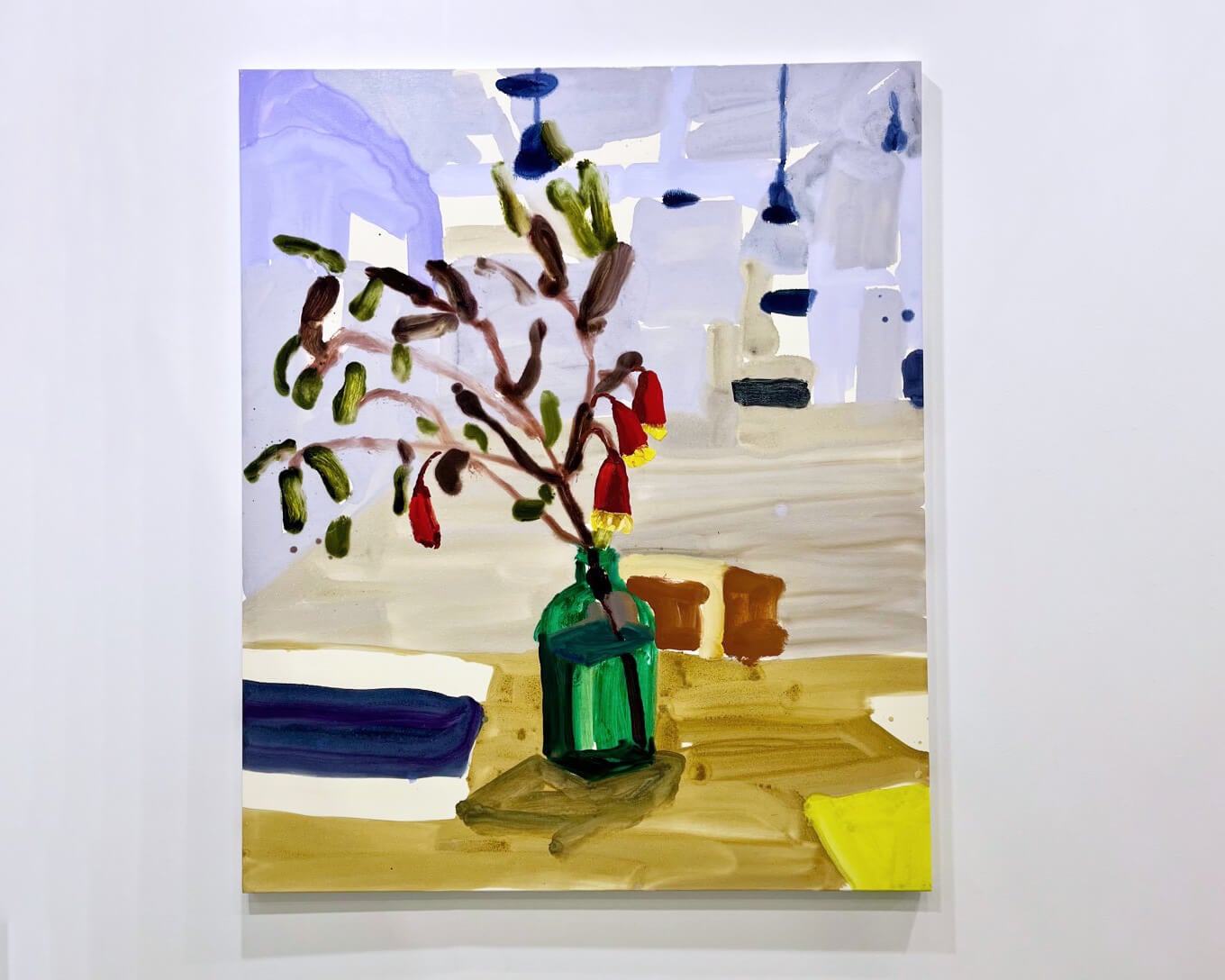 勞拉・瓊斯（Laura Jones），《Studio interior with red gum》。（本刊資料室）