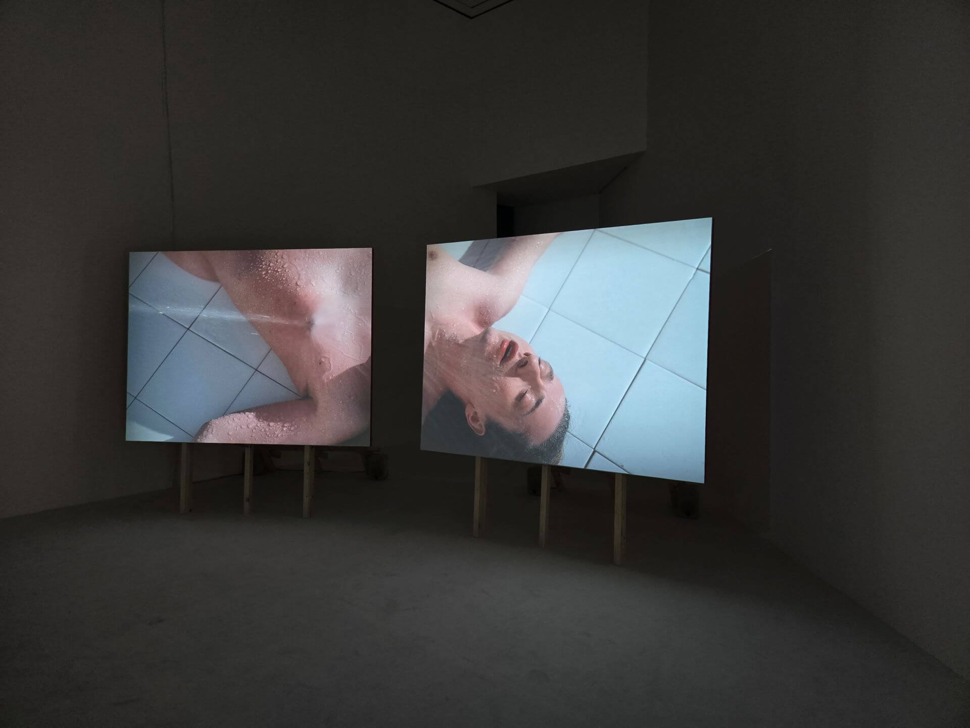 菲利普．古夫勒（Philipp Gufler）的作品《認同的開始，及其終結》（The Beginning of Identification, and its End）。（攝影／高森信男）