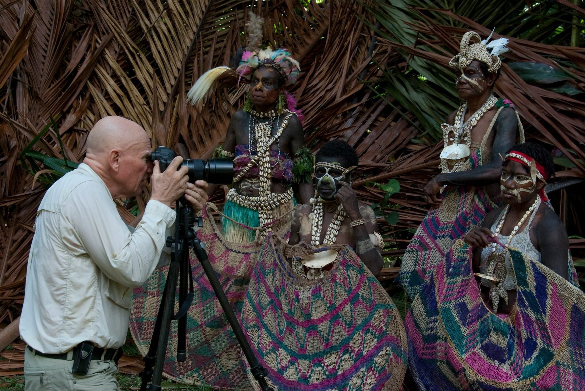 Papua New Guinea，2008年。（© Lélia Wanick Salgado，圖像取自藝術家臉書。）