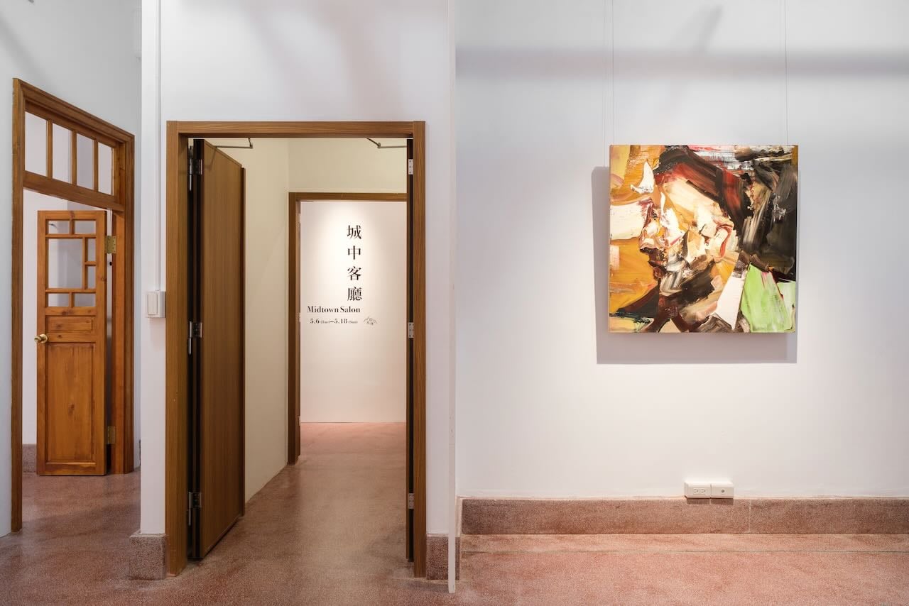 Yukimasa Ida作品《Face》於「城中客廳」展出現場。双木林藝術顧問DWA提供；攝影／張國耀