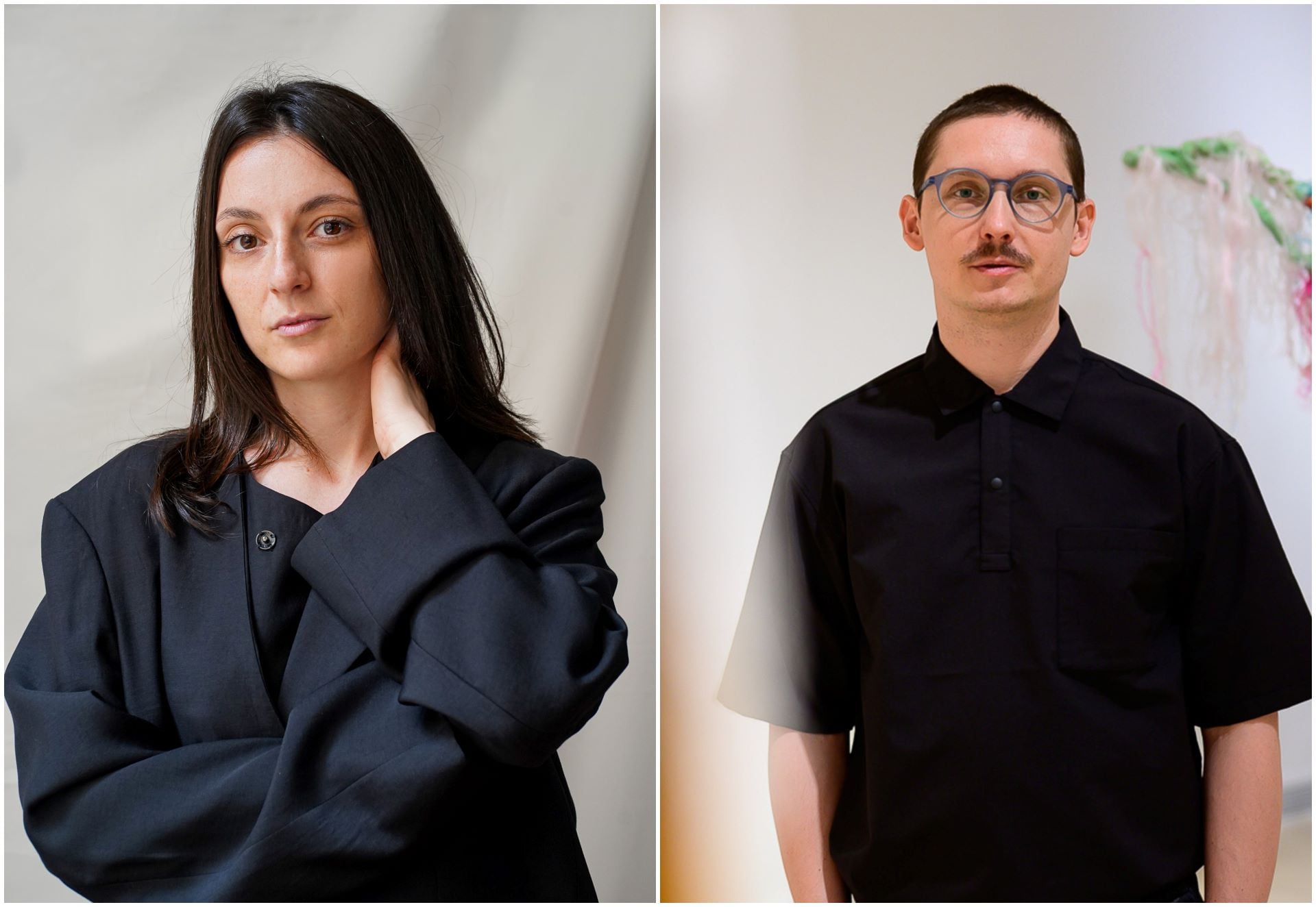左：2025年「國美進駐」入選者茱利亞．科列諦_NTMoFA International Residency Fellow_Giulia Colletti (Photo Alberto Nidola, wearing Maatroom)。右…