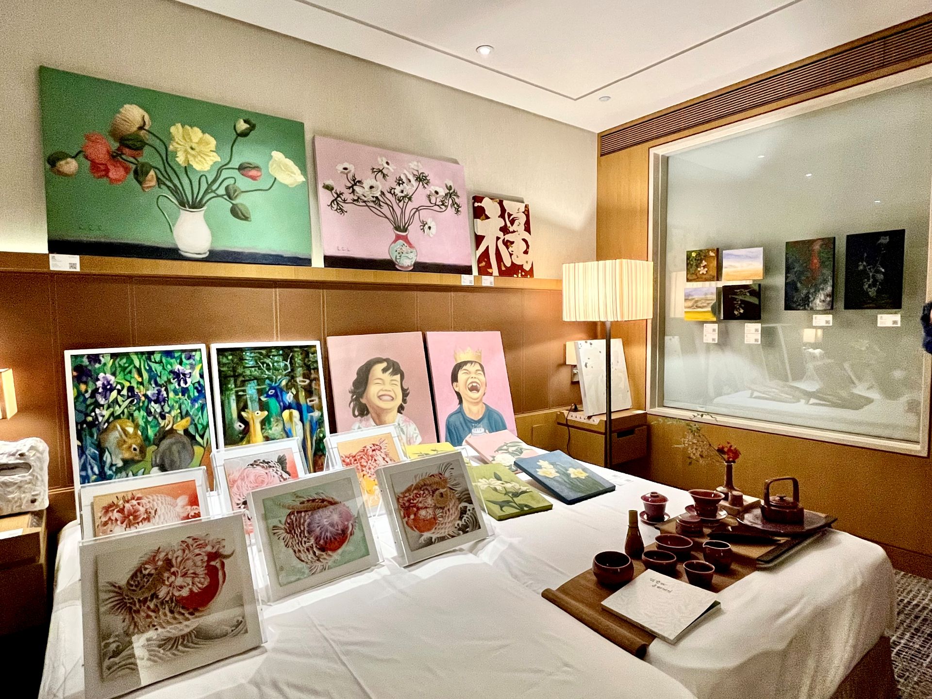 敦煌藝術中心展間一景。（本刊資料室）
