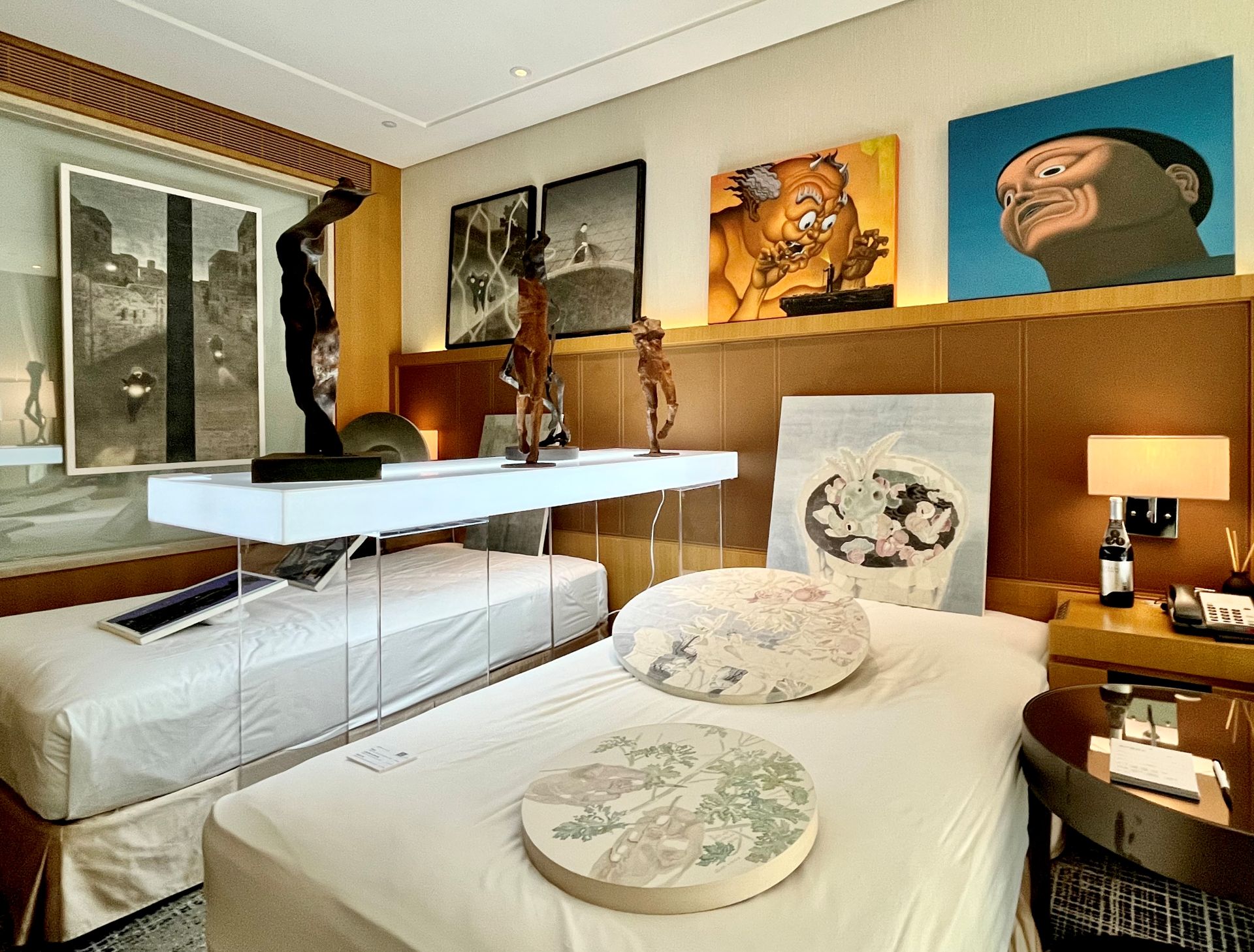 月臨畫廊展間一景。（本刊資料室）