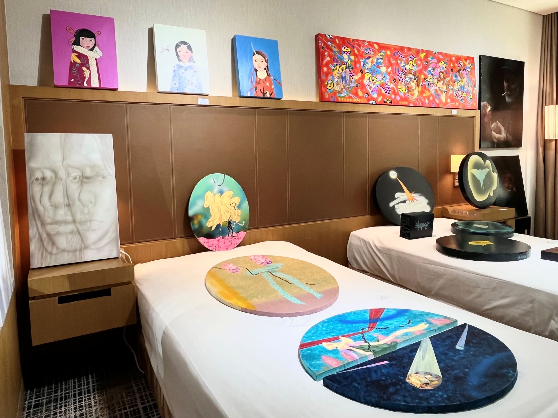 日帝藝術展間一景。（本刊資料室）