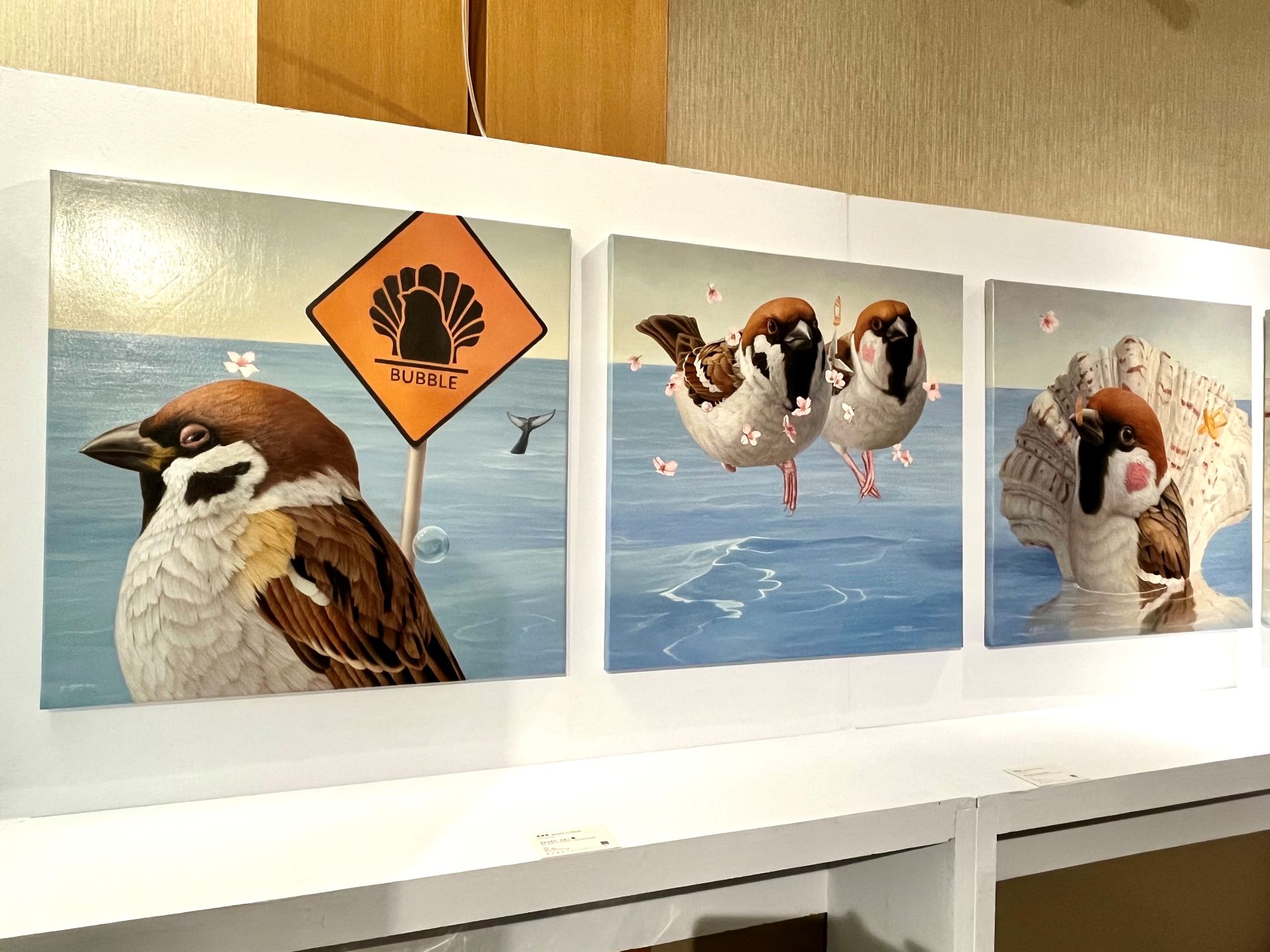 尊彩藝術中心呈現黃頤勝個展。（本刊資料室）