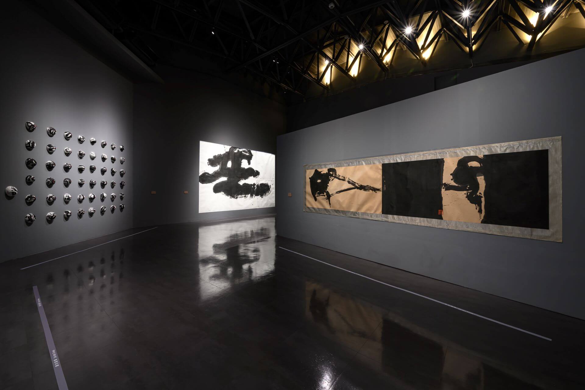「守、破、離：魯朴書藝展」展場照。（攝影／ANPIS FOTO王世邦，桃園市立美術館提供）