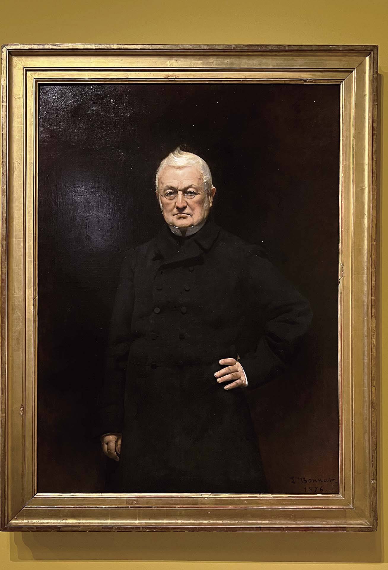 圖2 Leon Bonnat1876年作提耶爾肖像。攝影／王維。