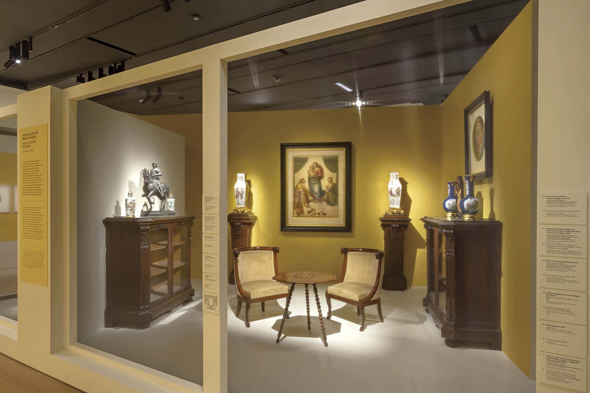 圖5 展廳中呈現提耶爾的家居陳設。©2025 Musée du Louvre_Audrey Viger
