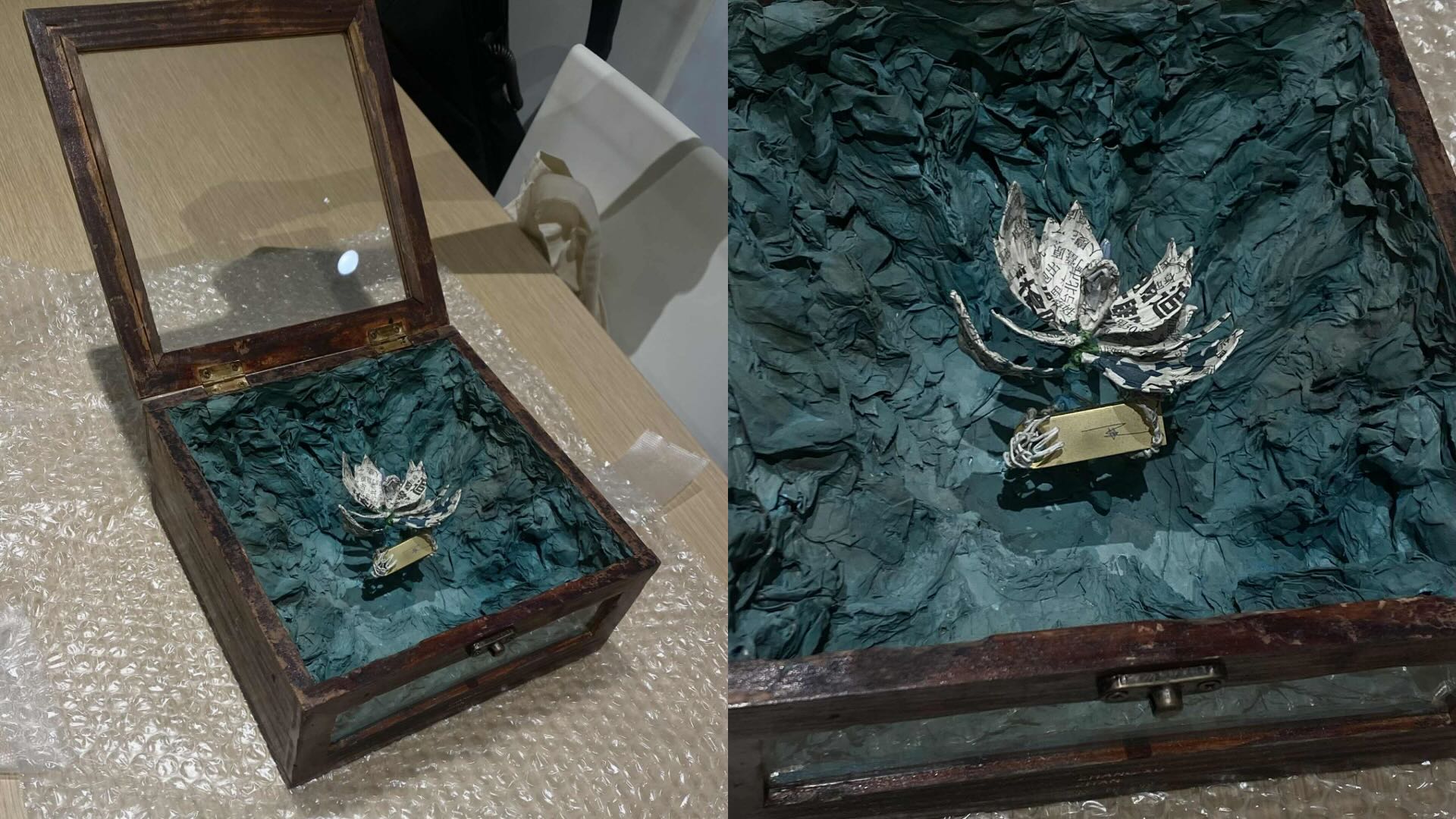 張徐展表示RC將作品保存得很好，他們的空間是恆溫恆溼，拿出來幾乎就跟新的一樣。張徐展提供