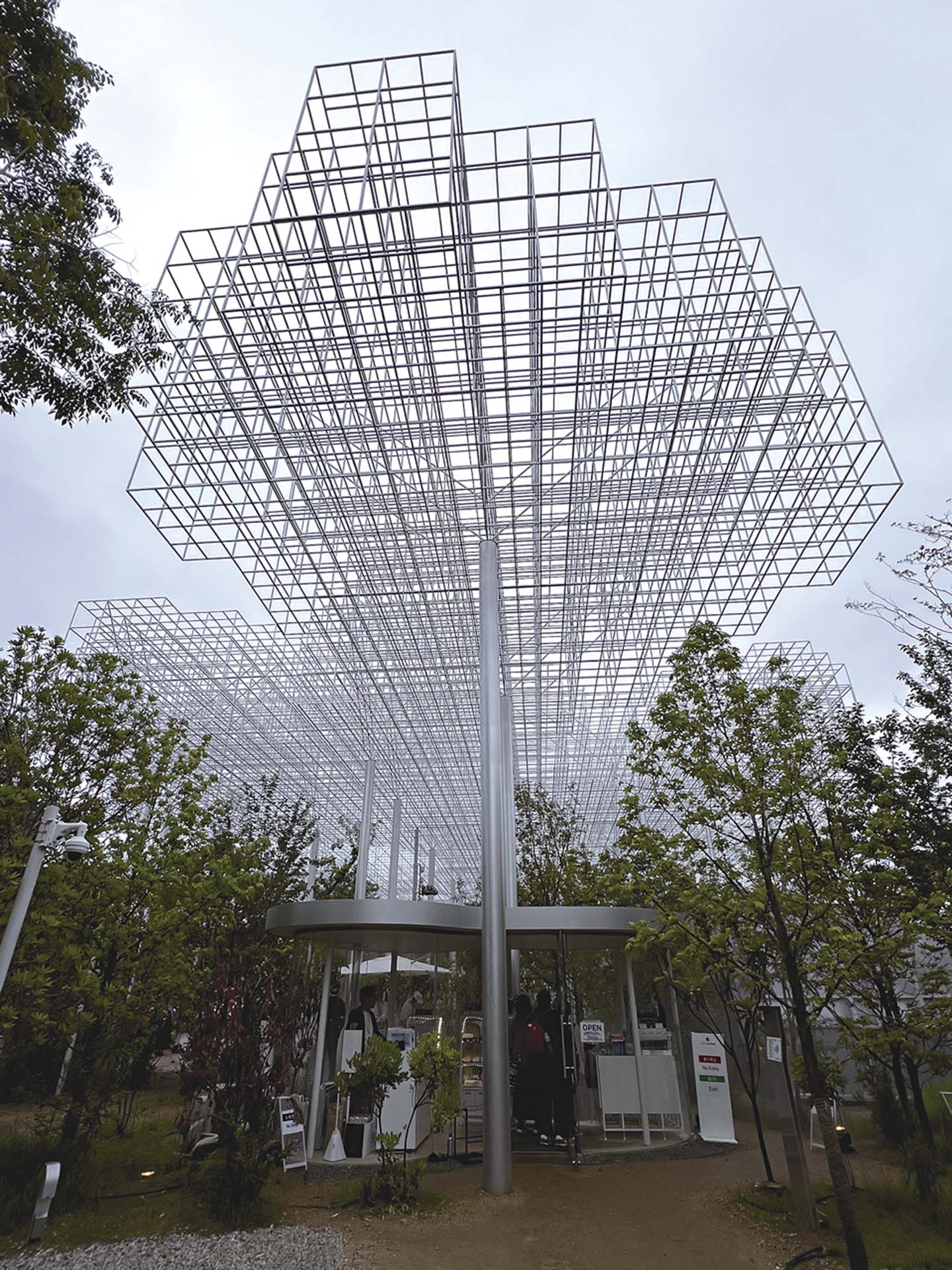 主題館「Better Co-being」建築外觀。（攝影／沈伯丞）