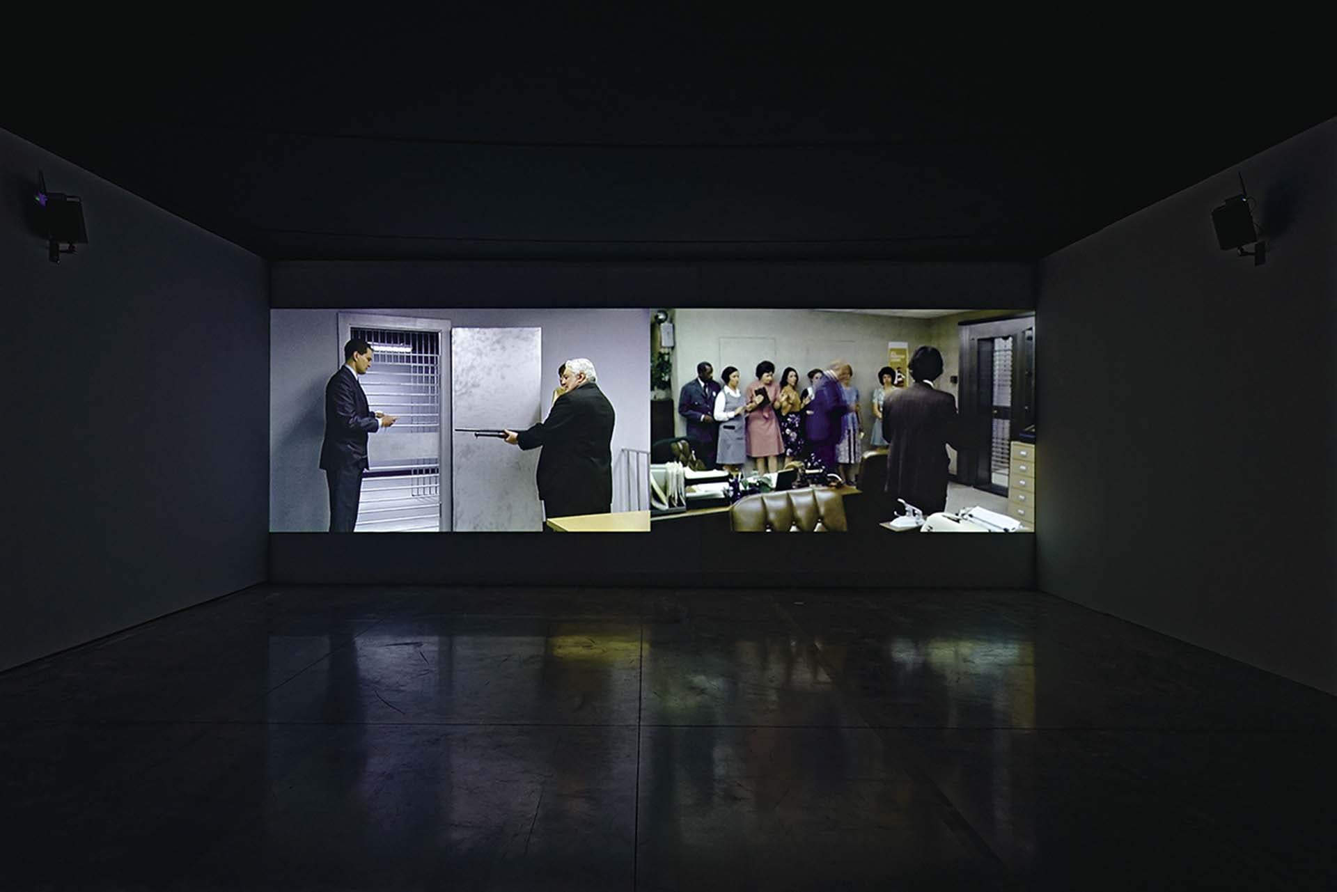 皮耶.雨格的《第三次記憶》於MACVAL「社會新聞」展覽現場。(攝影/Aurélien Mole ,© Centre Pompidou、MNAM-CCI,圖像授權/GrandPalaisRmn / Georges Meguerditchia…