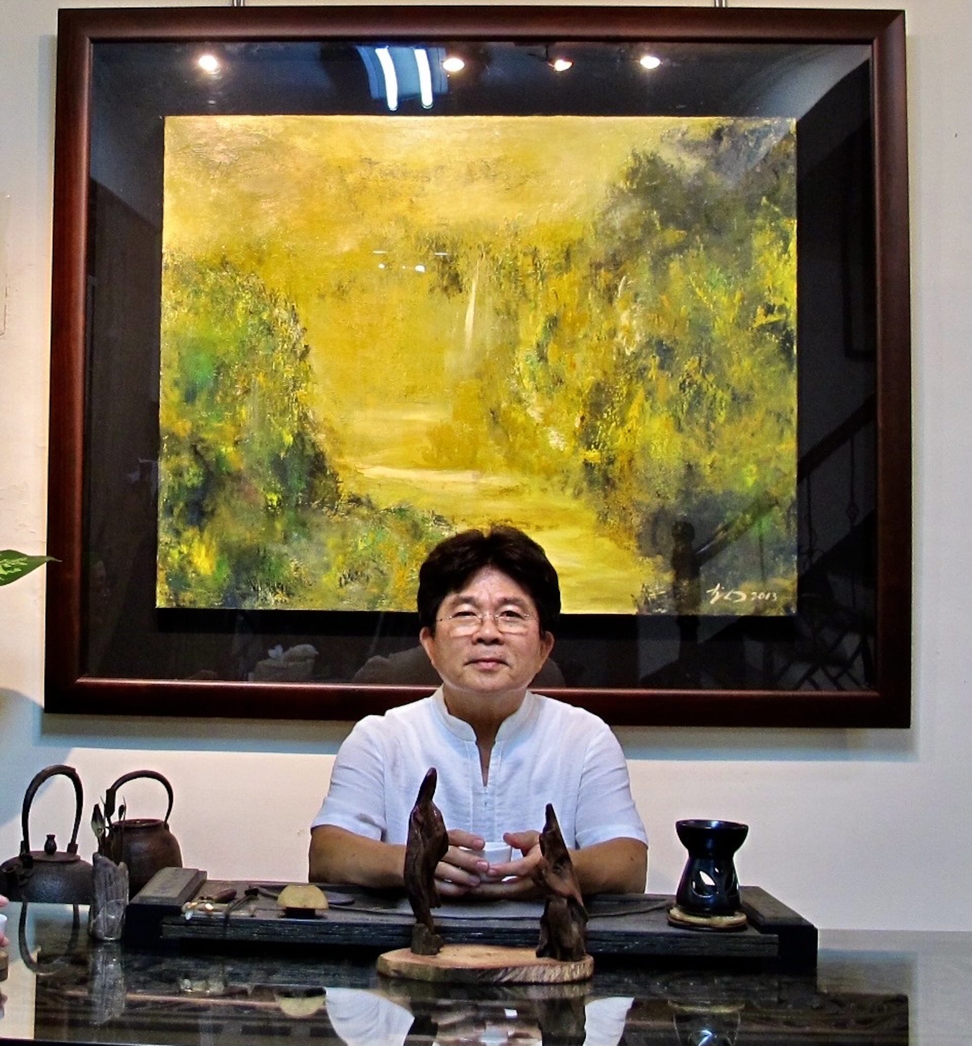 藝術家個人肖像。 （黃文棟提供）