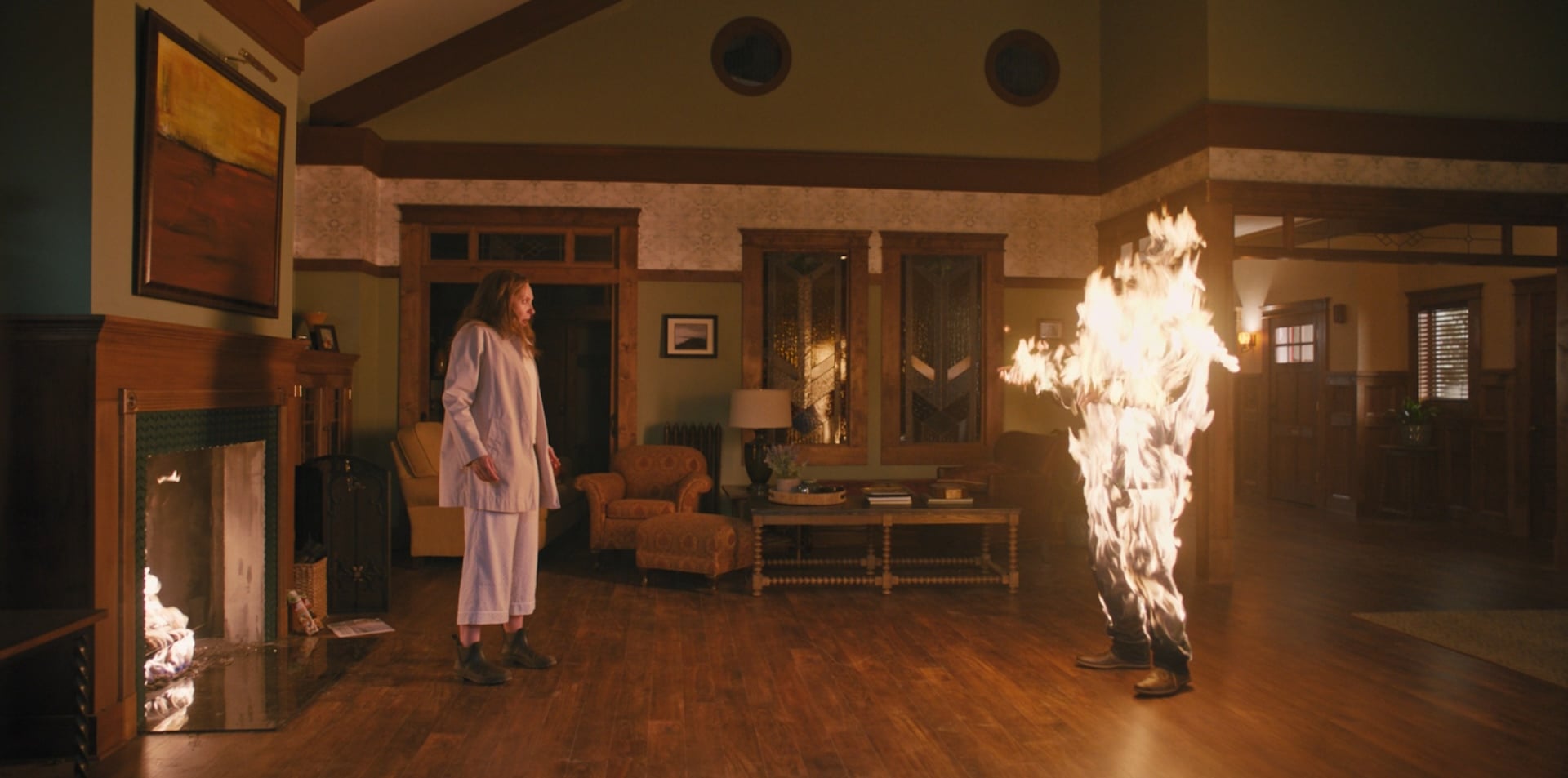 艾瑞．艾斯特（Ari Aster），《宿怨》（Hereditary），2018。《宿怨》的電影劇照。（©A​24，圖片取自Creepy Catalog）