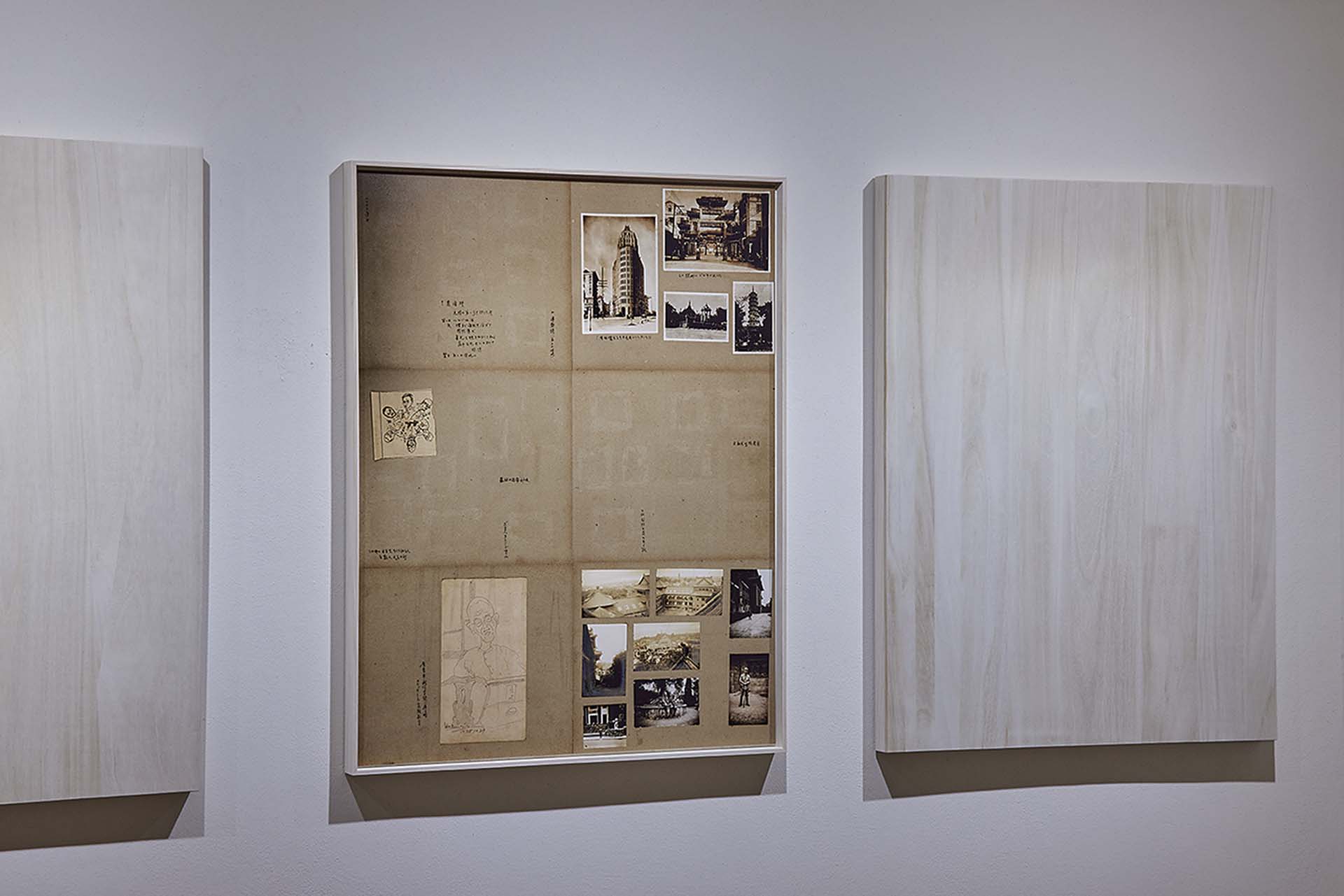 「多孔的檔案．探照」展覽用意不全然是攝影展，而是檔案展。（攝影／Tadayuki Minamoto，思文閣提供）