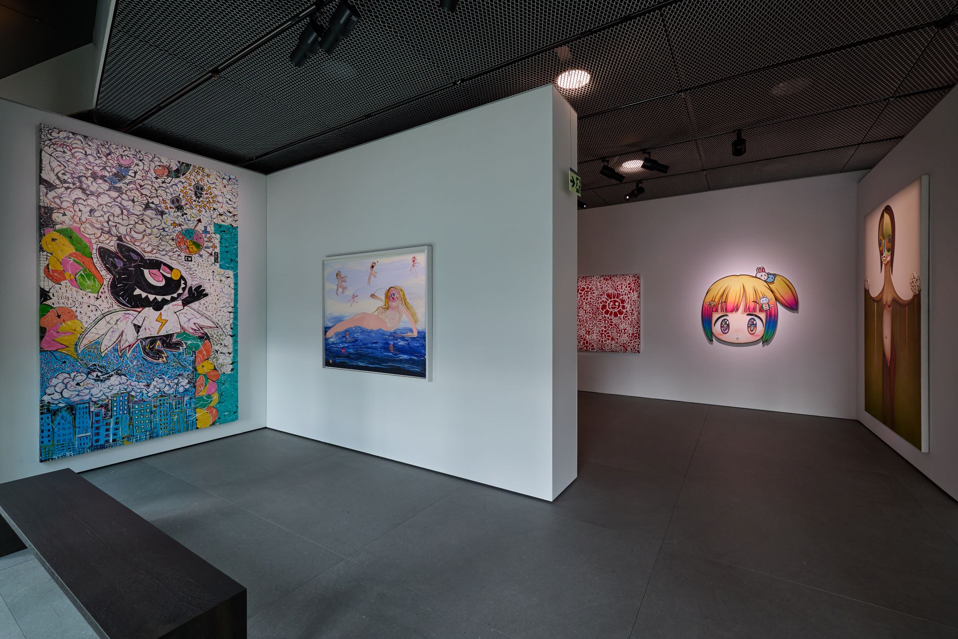 佳士得香港亞洲總部The Henderson「二十及二十一世紀」系列拍賣預展一景。（佳士得提供）