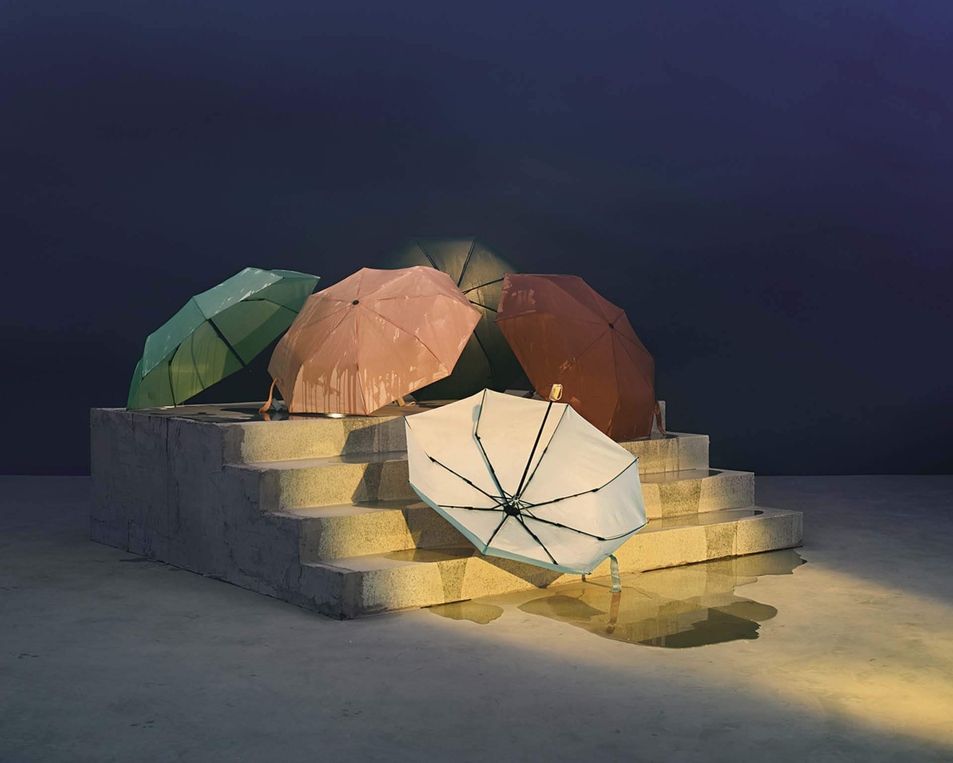陳維，《階梯上開出的花》，2024。（藝術家與刺點畫廊提供）