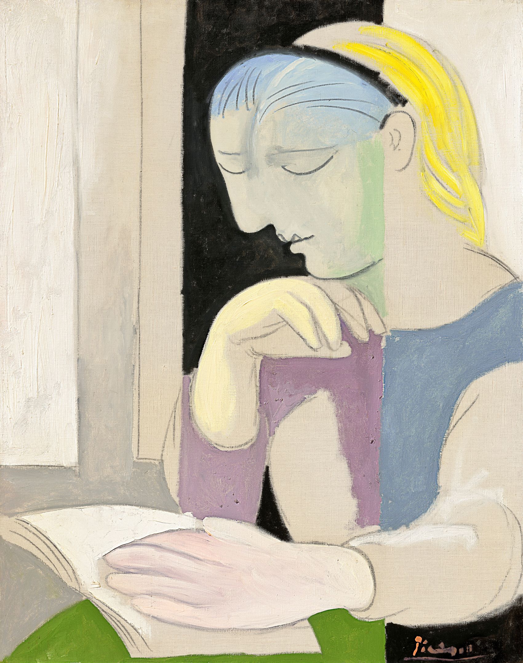畢卡索《La lecture（Marie-Thérèse）》為「The Collection of Robert F. and Patricia G. Ross Weis」專場亮點作品之一。 CHRISTIE’S IMAGES LTD. 2…