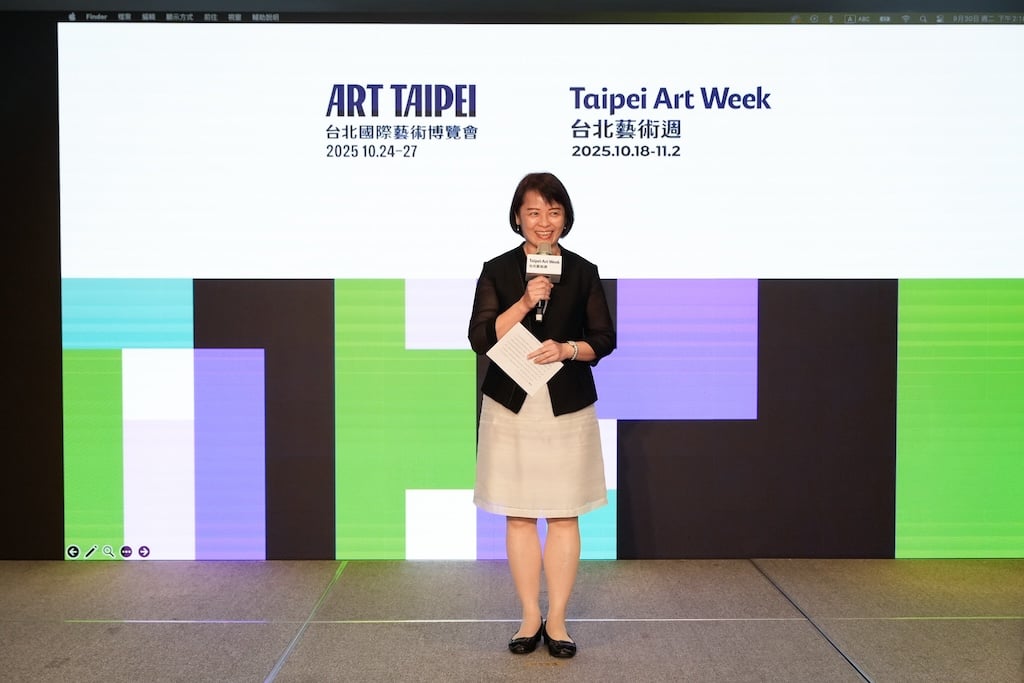 客家委員會主任秘書廖育珮。（ART TAIPEI 2025提供）