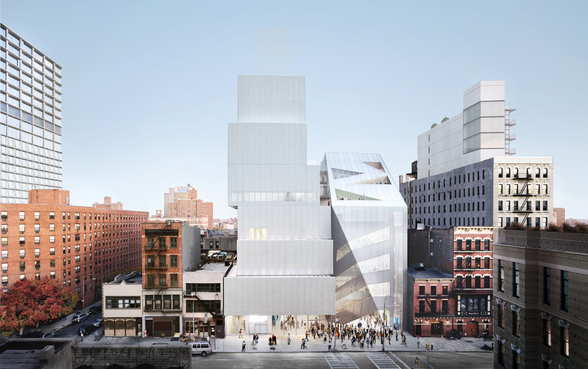 新當代藝術博物館刻正進行擴建工程，預計於2025年秋季重新開館。圖為設計模擬，Courtesy OMA/bloomimages.de