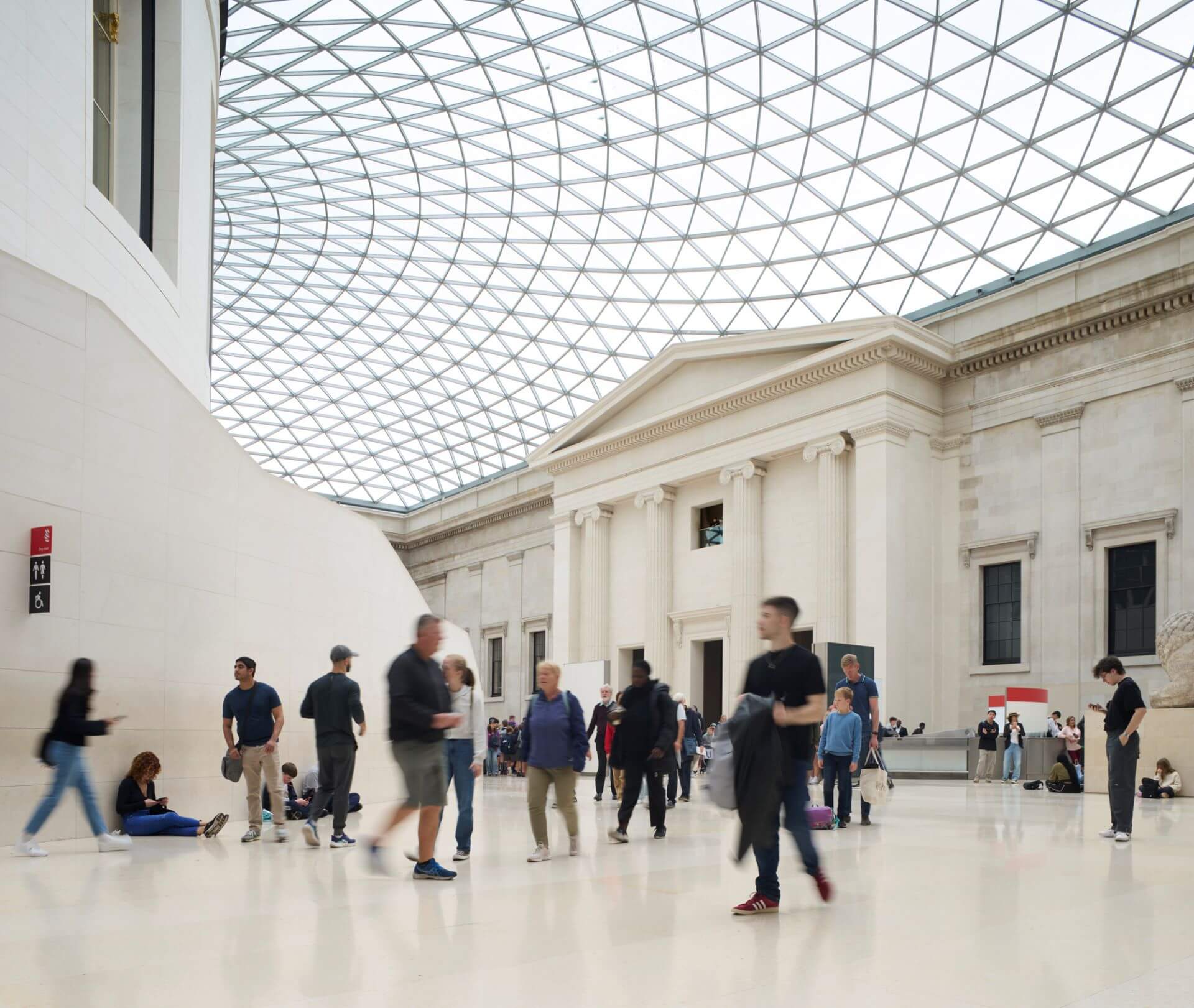 大英博物館大中庭。(© The Trustees of the British Museum)