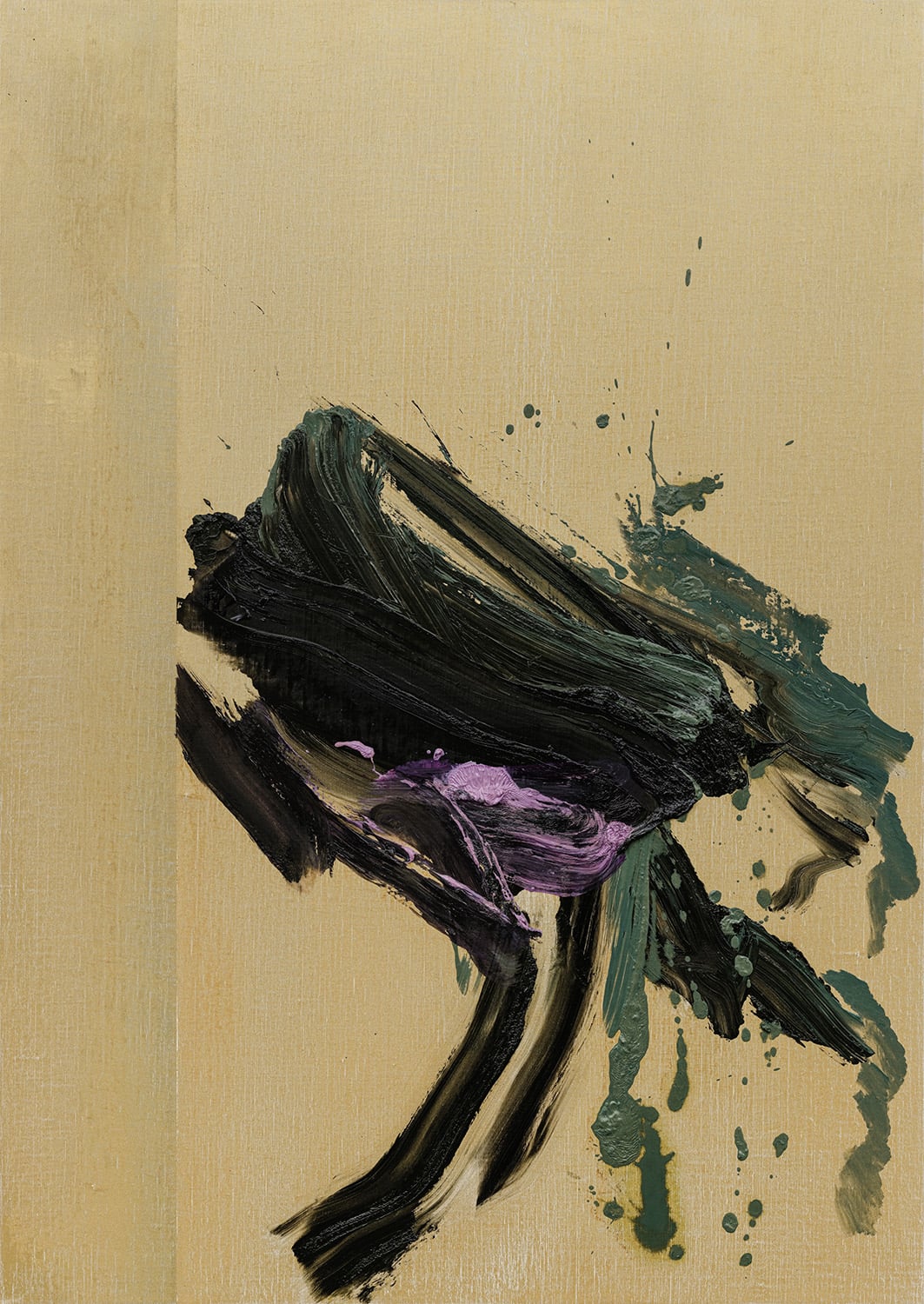 郭志宏，Study of Landscape 196，油彩、畫布，110 x 78 cm，2022。（也趣藝廊提供）