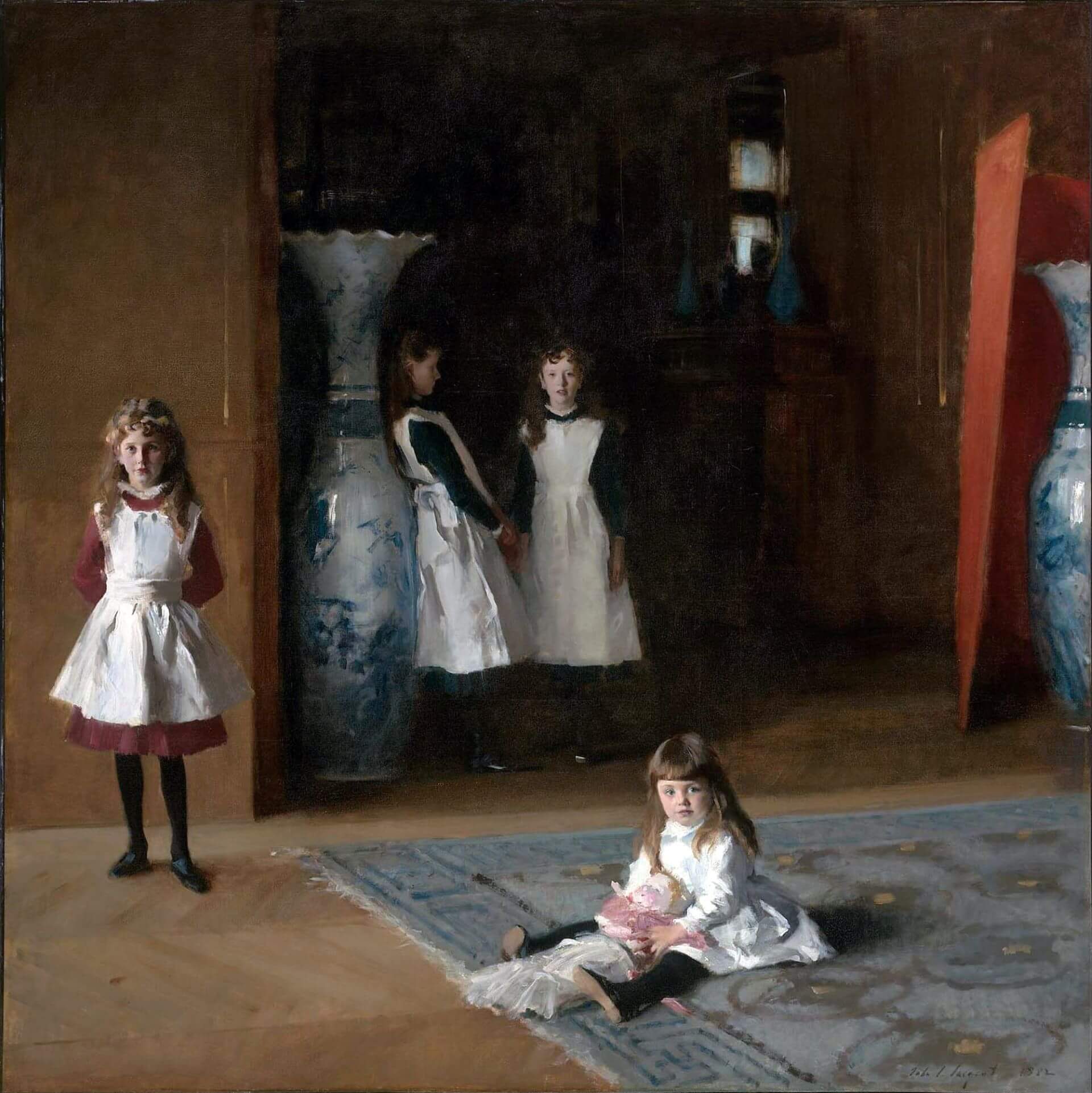 圖10 約翰．辛格．薩金特，《博伊特的女兒們》（The Daughters of Edward Darley Boit），1882，油彩畫布，222.5×222.5公分，波士頓美術館（Museum of Fine Arts, Boston）…