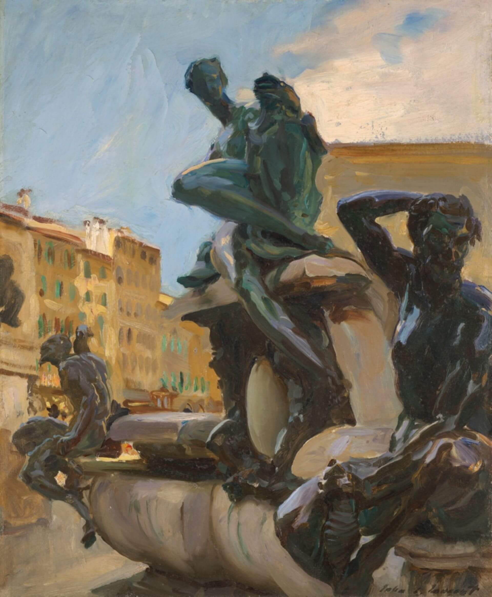 圖17 約翰．辛格．薩金特，《海神噴泉》（Fountain of Neptune），1902，油彩畫布，57.2×47.6公分，芝加哥藝術博物館（Art Institute of Chicago）藏。（引自Wikimedia Commons…