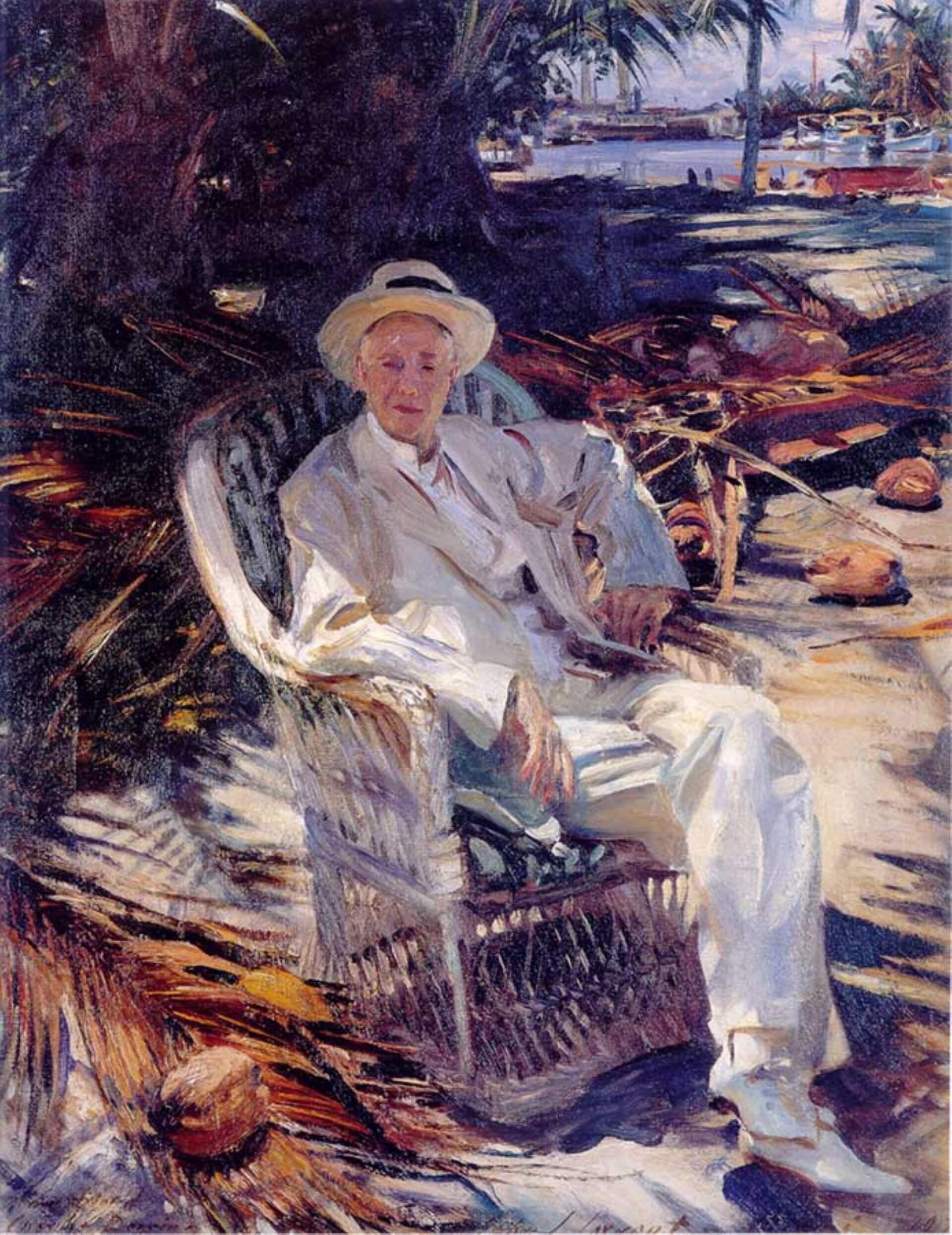 圖23 約翰．辛格．薩金特，《迪林先生》（Portrait of Charles Deering），1917，油彩畫布，72.4×53.3公分，芝加哥藝術博物館（Art Institute of Chicago）藏。（引自Wikimedia…