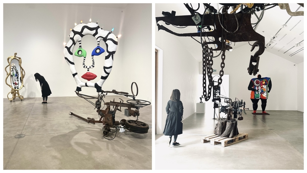 裡面展出的是一流展覽！2025下半年展覽是妮基．桑法勒 X 尚．丁格利（Niki de Saint Phalle X Jean Tinguely）—這對 20 世紀最具代表性的藝術家神仙眷侶。