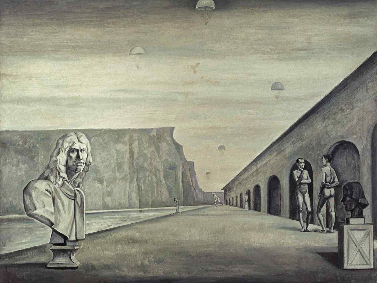 圖6 陳景容《一個奇異的都市》，1972。