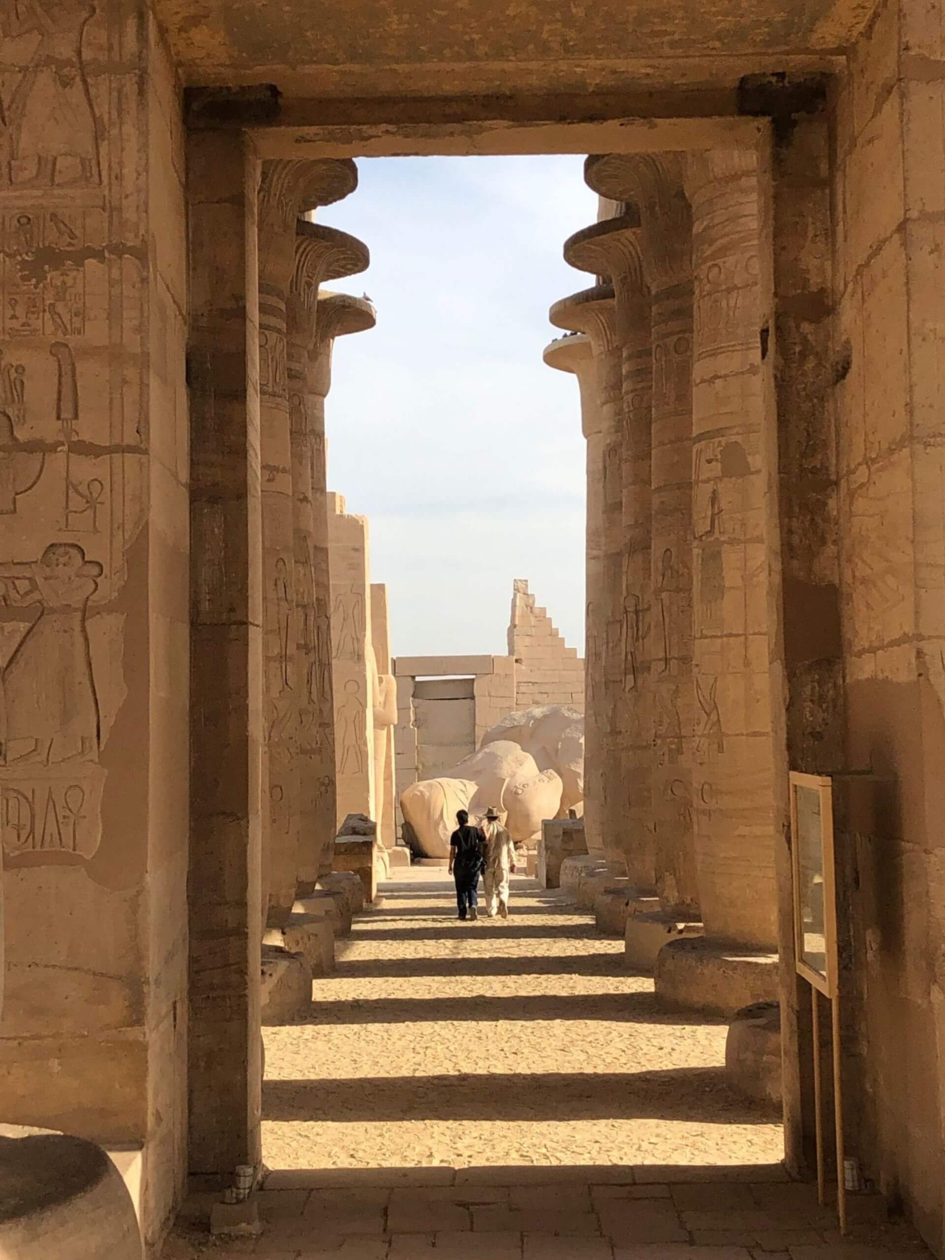 盧克索西岸由納姆西斯二世所建的神廟，俗稱Ramesseum。（攝影／蒲慕州）