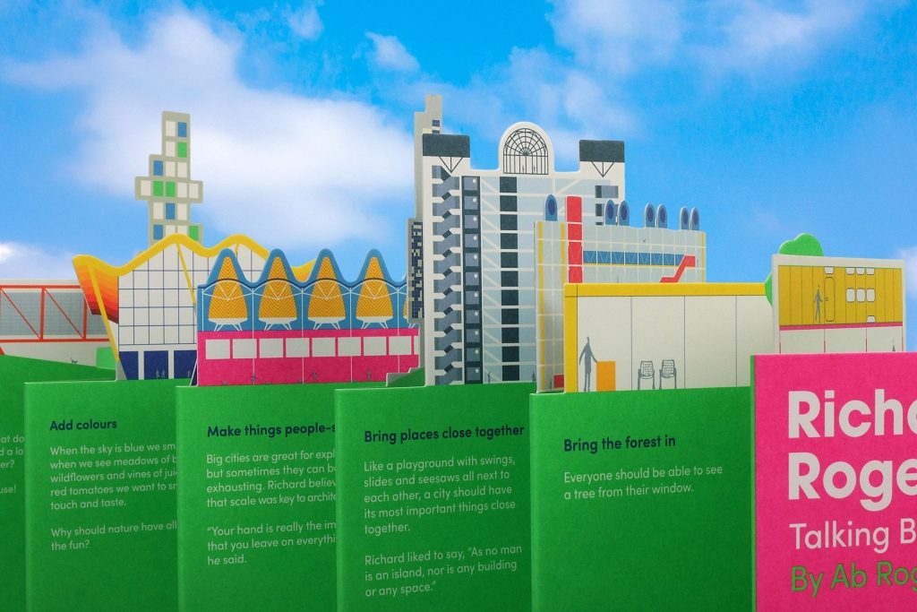 建築大師 Richard Rogers 的童心對話：Ab Rogers 新書《Richard Rogers Talking Buildings》精選10件經典作品，將冰冷鋼骨化為會說話的親切角色