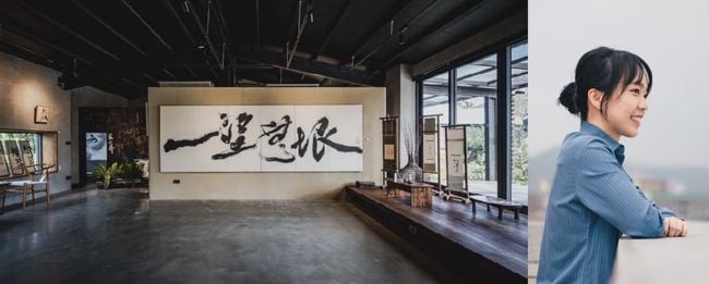 2024王意淳「辭水」書法展．裏山。（攝影／原間影像工作室，圖片提供／王意淳）