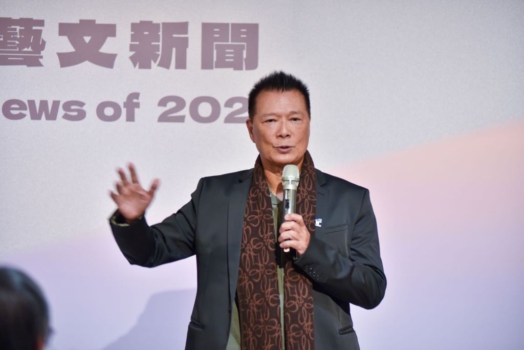 臺北市文化局長蔡詩萍：「『臺北戲劇獎』圓了劇場界三十多年的心願，這是中央與地方、政府與民間成功合作的例子。」（北藝大藝管所提供）