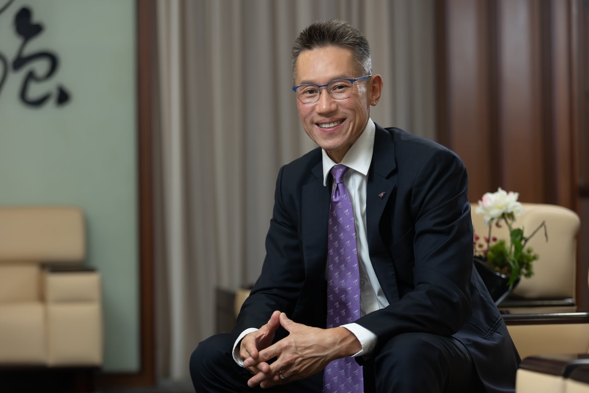 現任國立清華大學校長高為元先生。（國立清華大學提供）