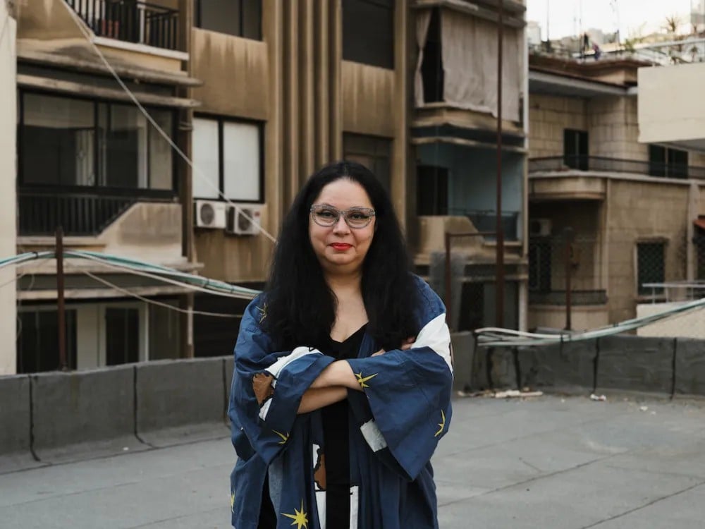 伊斯坦堡雙年展策展人&nbsp;Christine Tohmé。（©2024 Tanya Traboulsi）