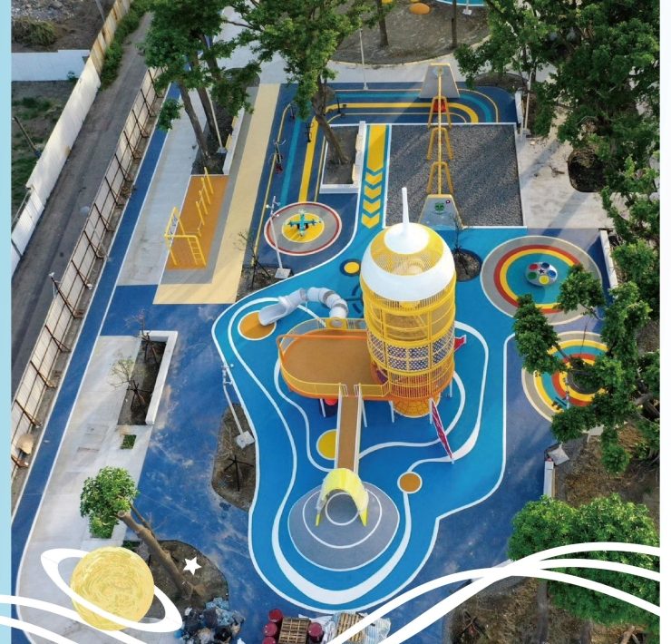 【特色公園】「二林和平公園 星球探索樂園」盡情體驗遊戲的樂趣