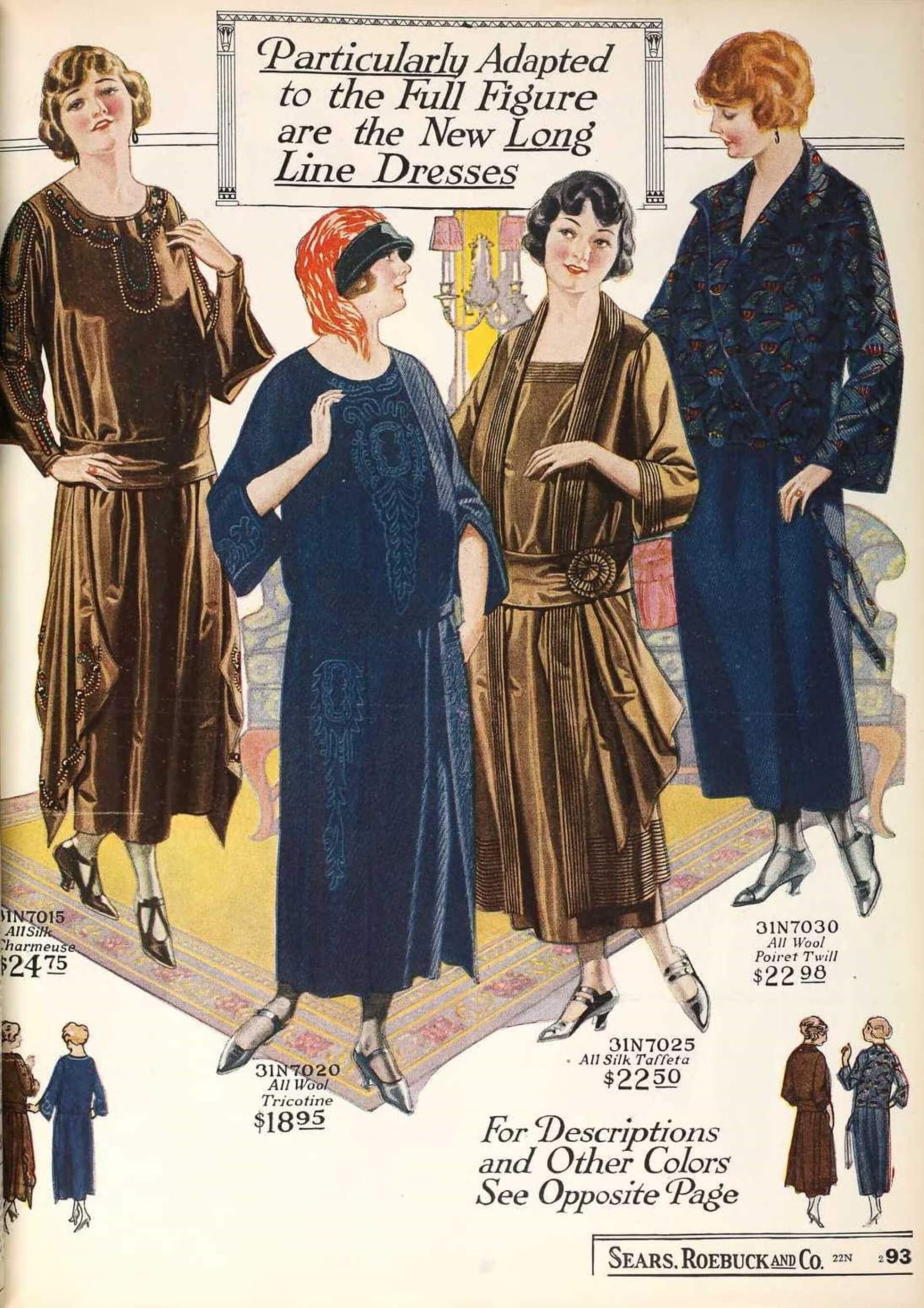 1923年西爾斯百貨公司商品目錄(Sears catalogs)。(snapped-garters)