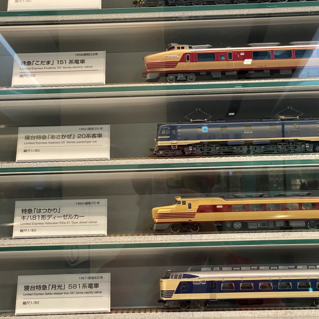 相｜「為什麼我們在這些展示空間中，看到的火車有大有小呢？」京都鐵道博物館所藏的1/80比例的模型列車。
