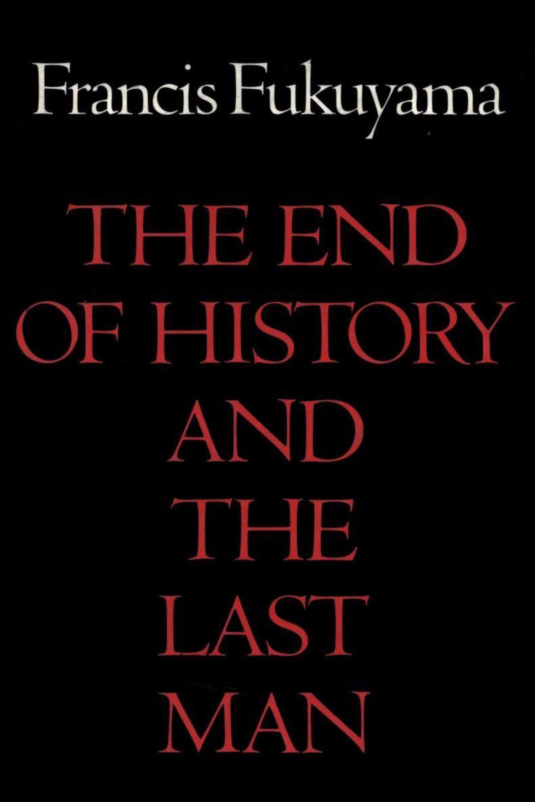 法蘭西斯．福山（Francis Fukuyama）著作《歷史之終結與最後之人》（The End of History and the Last Man，1992）。（©wikipedia）
