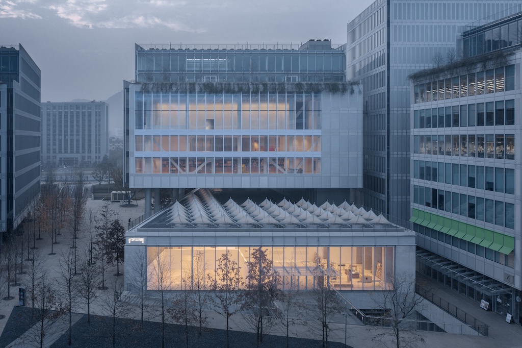 杭州天目里美術館外景。（杭州天目里美術館提供）