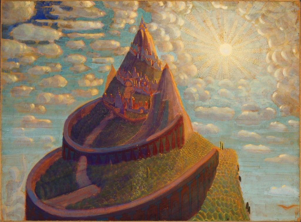 M. K. Čiurlionis,&nbsp;Pilies Pasaka,&nbsp;1909, M. K. Čiurlionis National Art Museum, Kaunas, Lithuania.