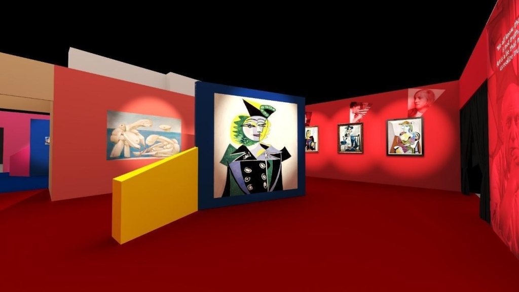全台首次畢卡索光影展「永恆畢卡索光影藝術展：藝術、繆思與知己」五大展覽亮點・七大展區 中正紀念堂開展