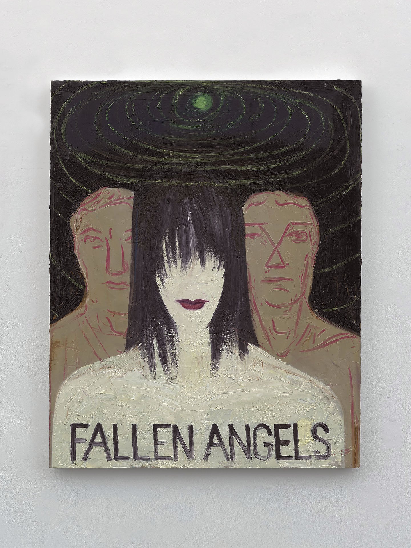 尼可‧艾森曼｜墮落天使（Fallen Angels） 油彩、畫布 76.2×61×2.5cm 2025 © Nicole Eisenman（攝影／Elisabeth Bernstein 圖片由藝術家及Hauser & Wirth提供…
